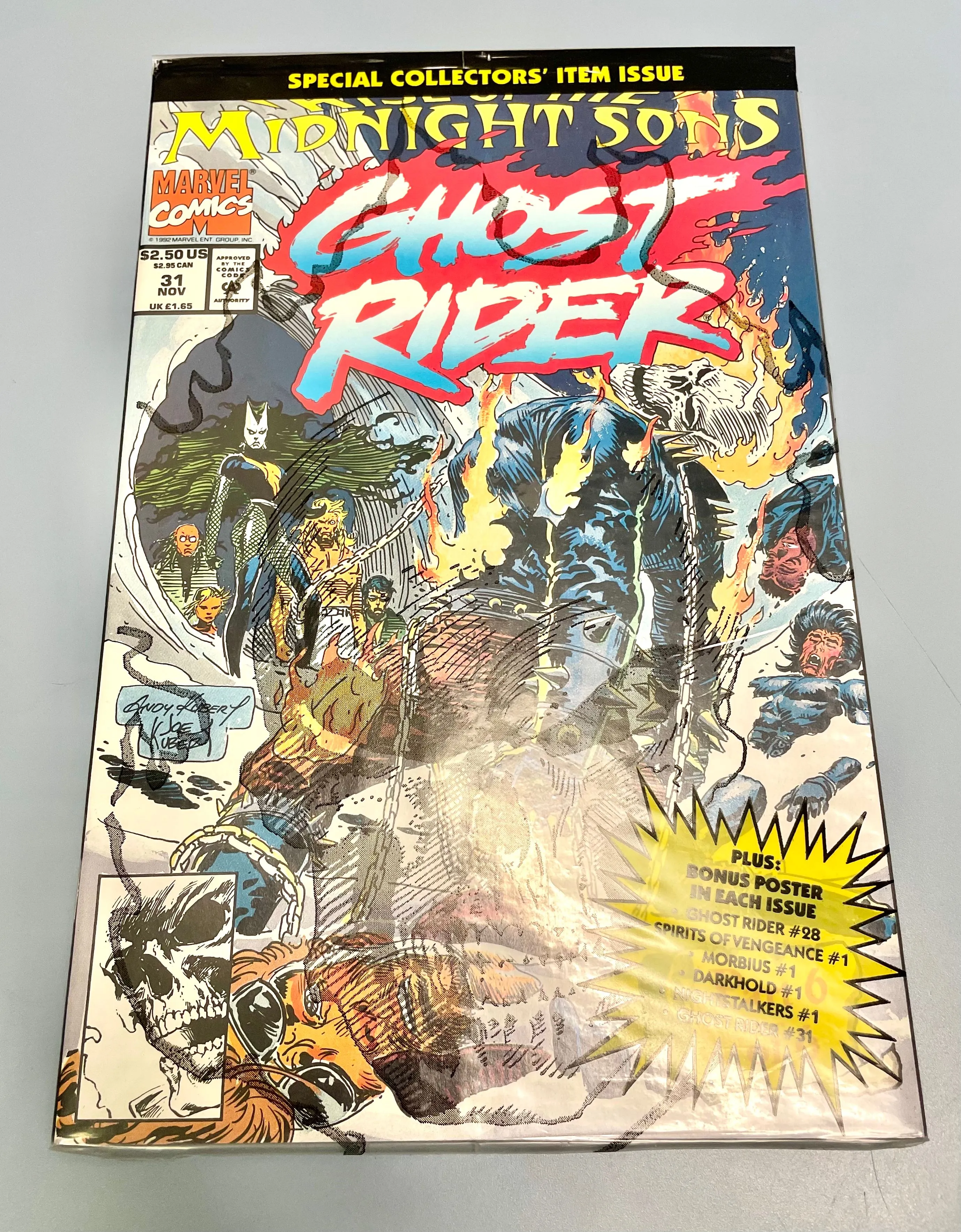 Product image for Ghost Rider #31 (Polybagged w/ poster)