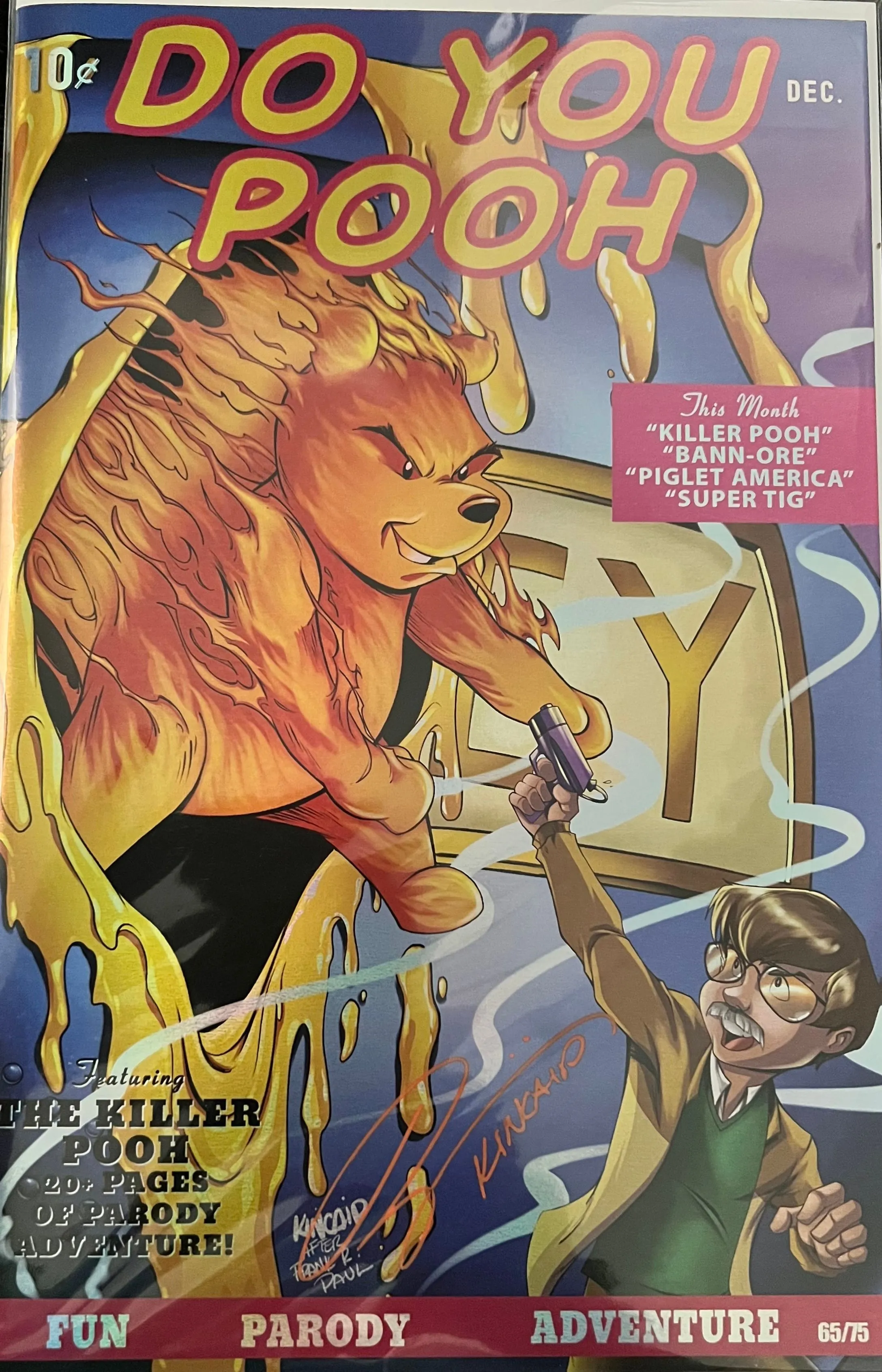 Product image for *DO YOU POOH? Marvel Comics Homage Foil Nerdy Girl!! Signed by Ryan Kincaid