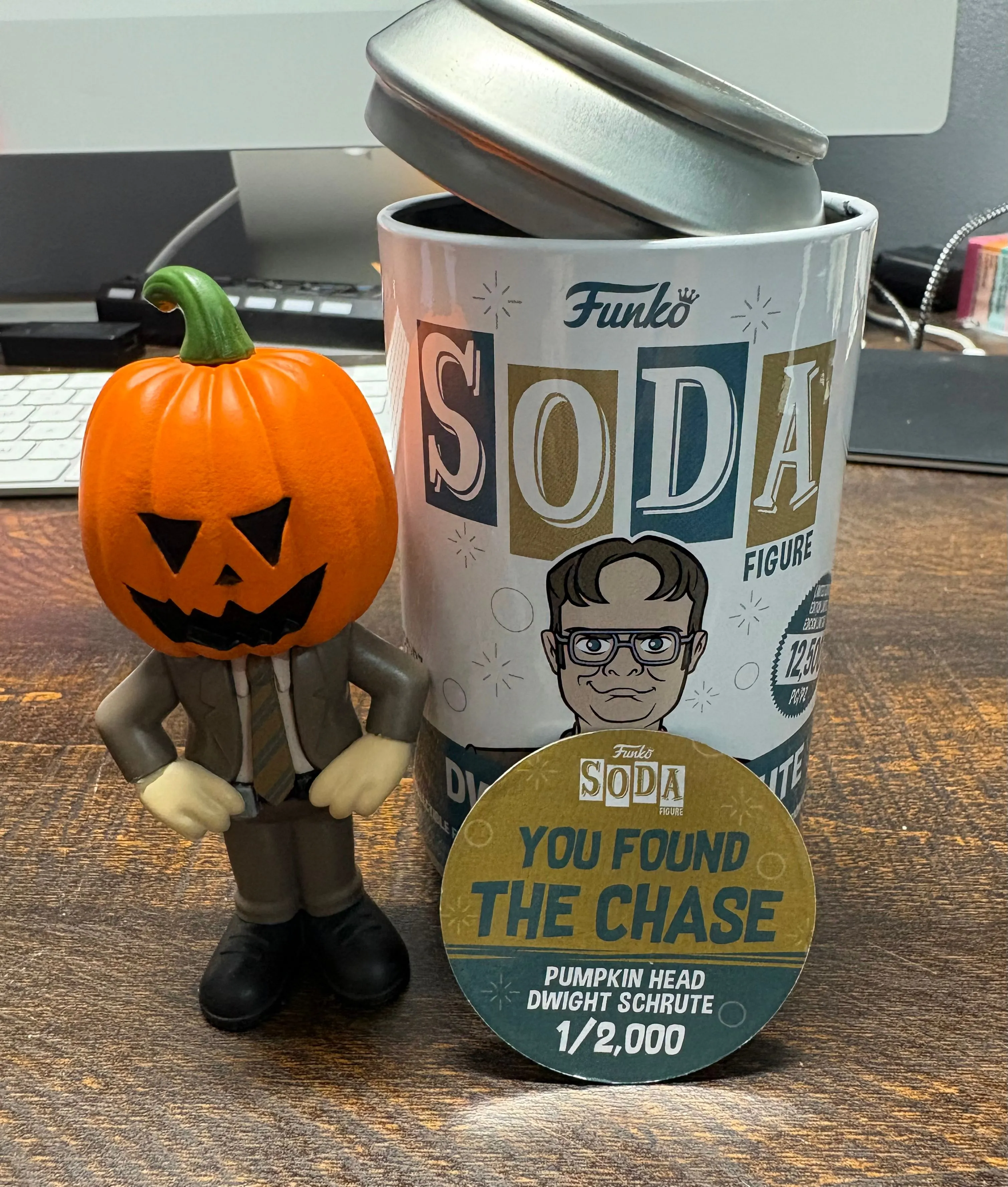 Product image for Dwight Schrute Chase funko soda pumpkin