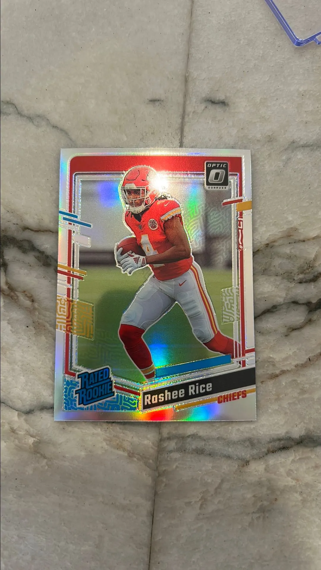 Product image for Rashee Rice Optic Rated Rookie Holo 2023