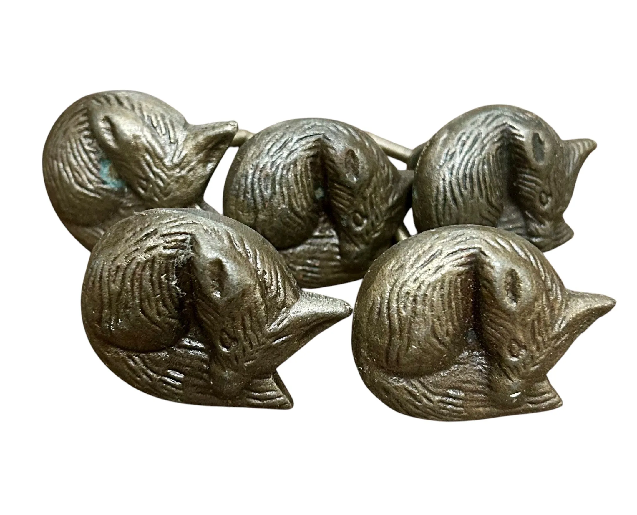 Product image for BIN* Sleeping Fox Cabinet Pulls Lot of 5