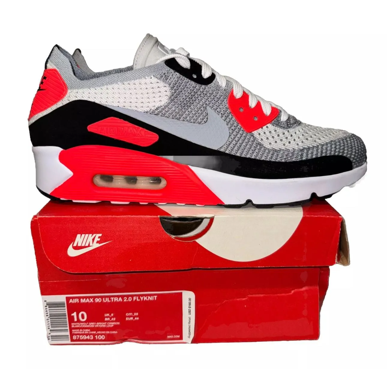 Nike Shoes Air Max 90 Ultra Infrared Flyknit Size 10 Nike Air Max