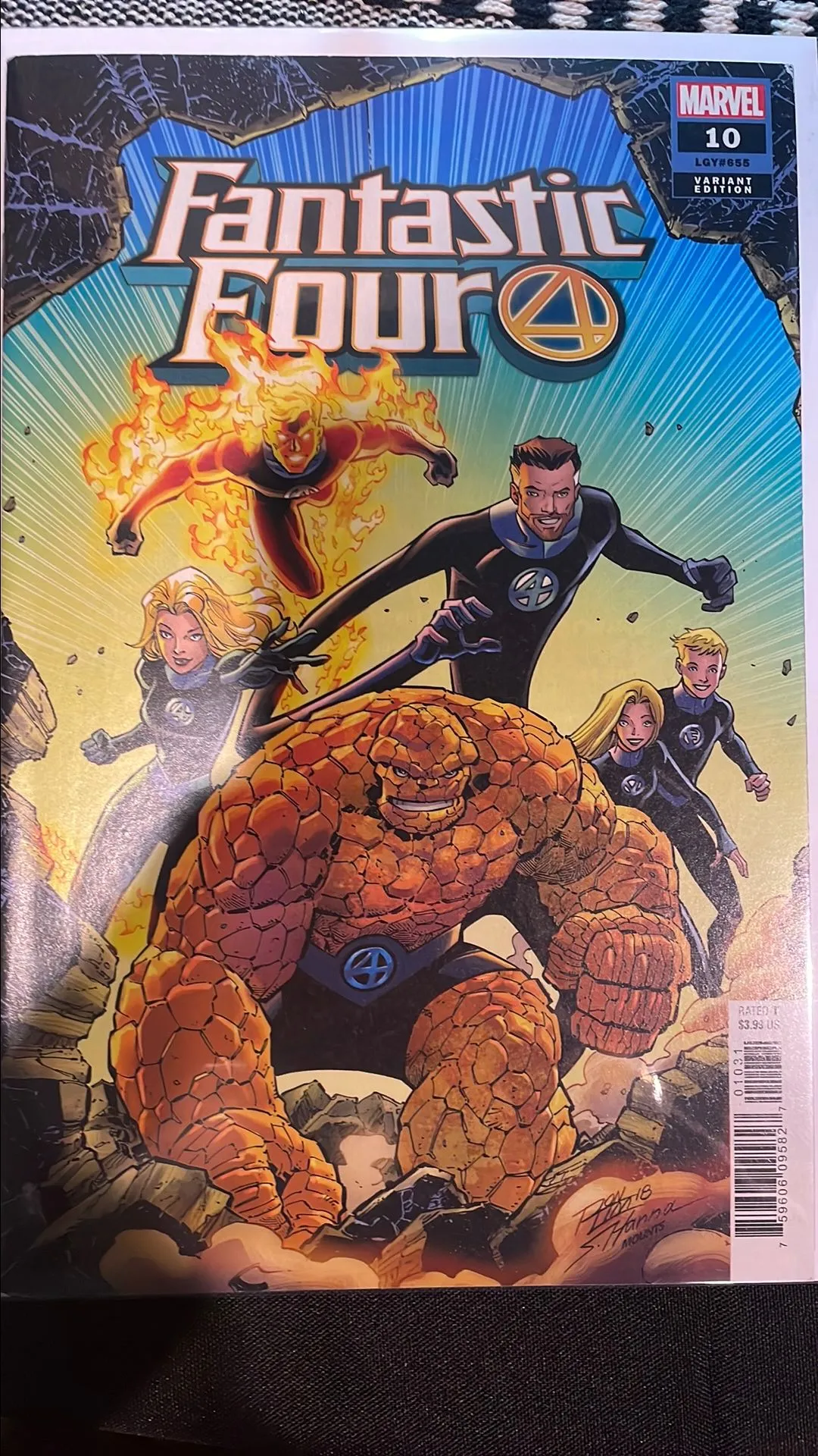 Product image for Fantastic Four, Vol. 6 issue 10C Ribic Walmart variant 8.0