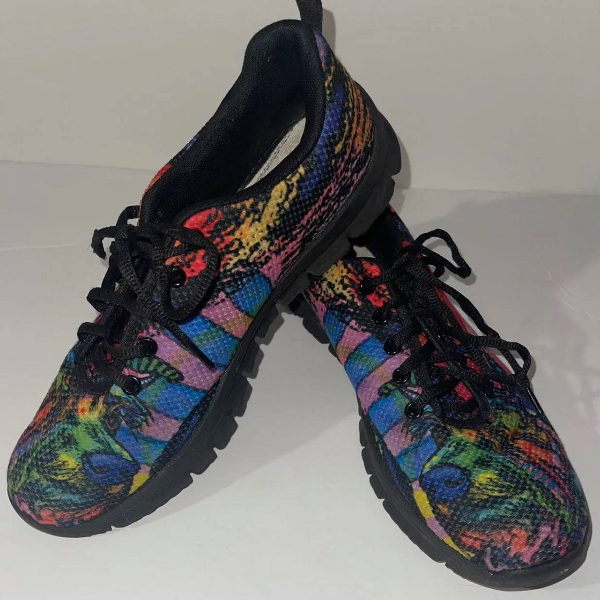 Product image for RETRO MULTICOLOR Men’s Shoes| Running, walking, unisex unbrand. Pre-owned