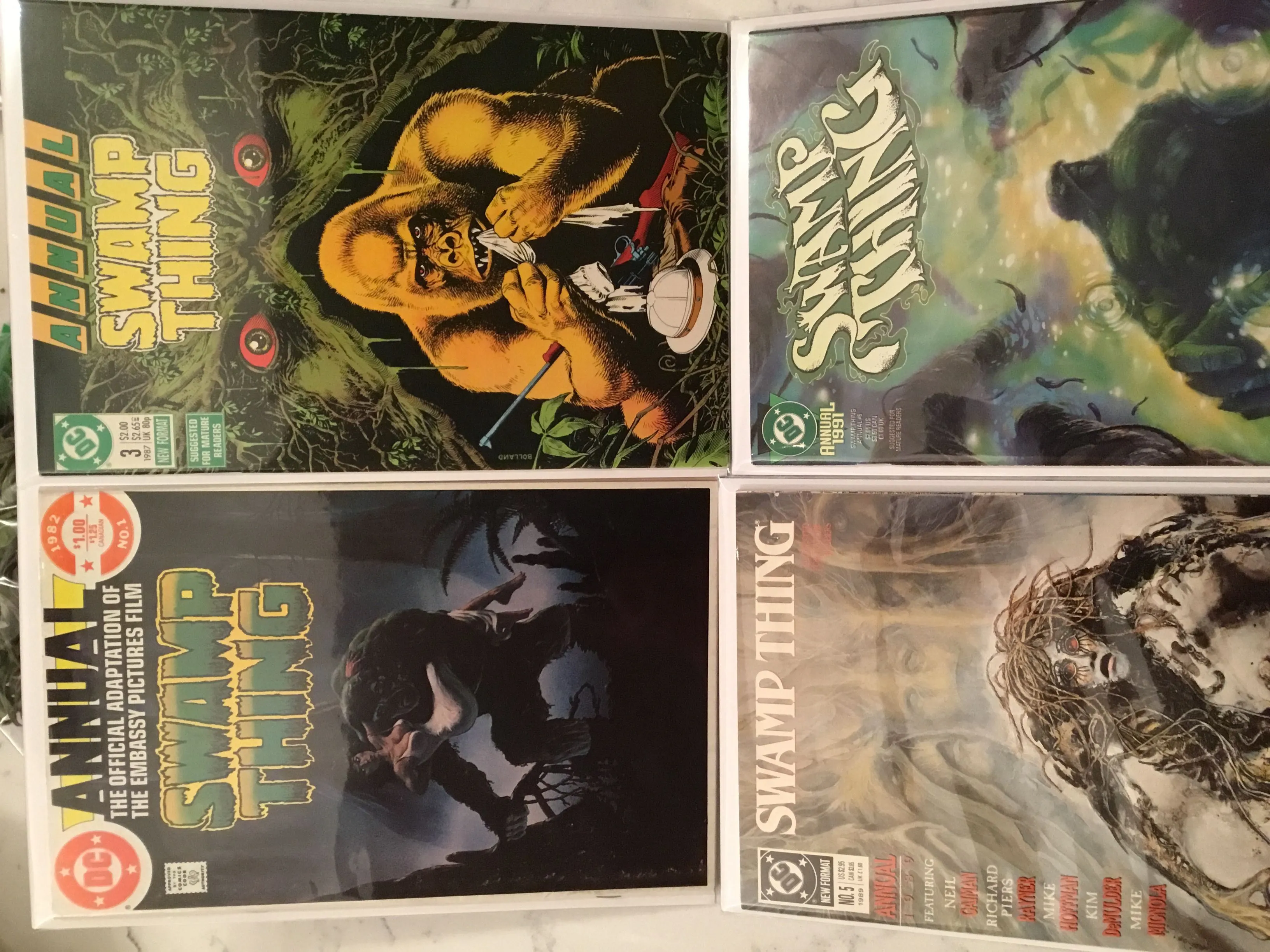 Product image for Swamp Thing Annual bundle 1, 3, 5, 6