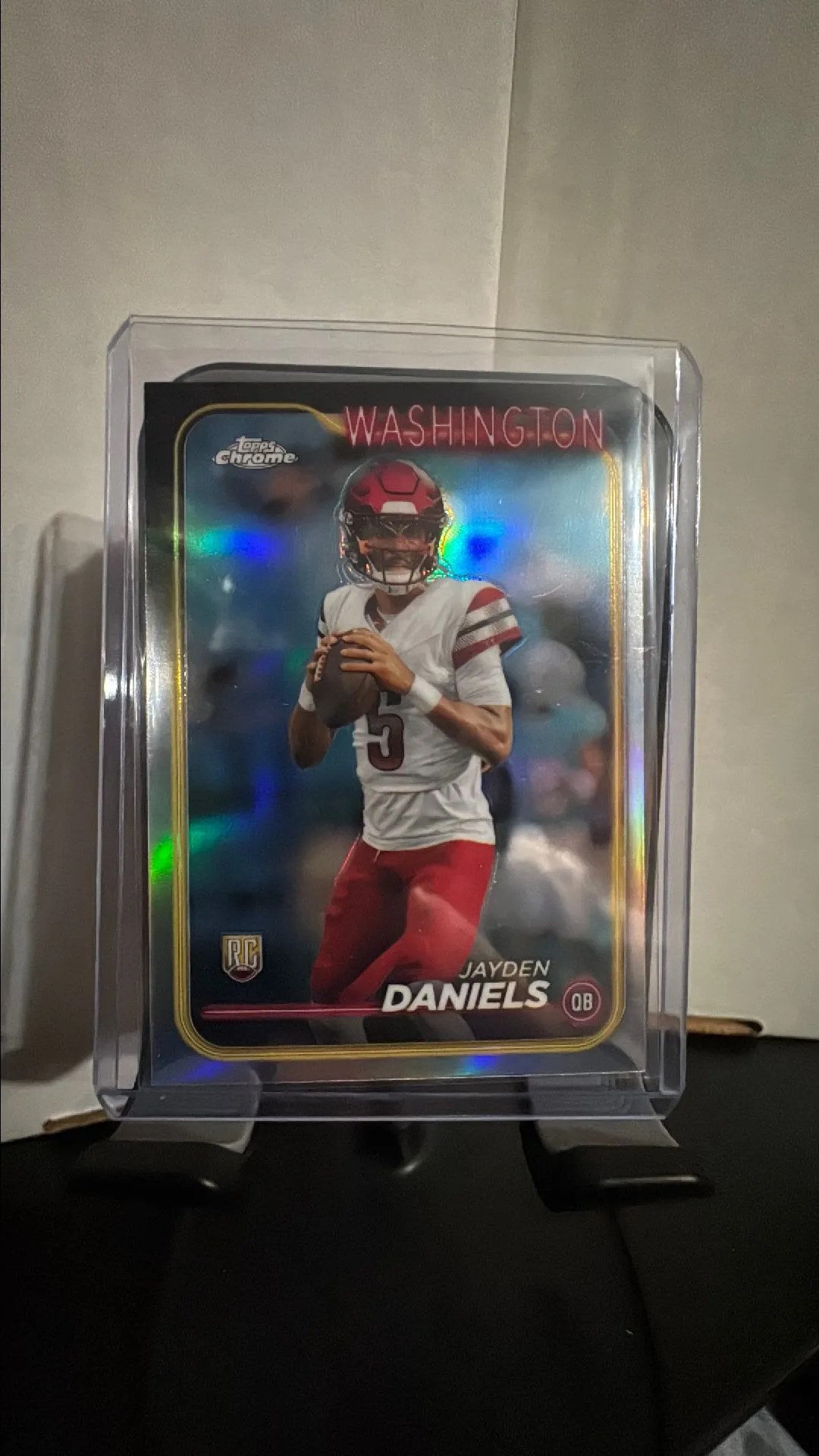 Product image for Jayden Daniels Topps Chrome 2024