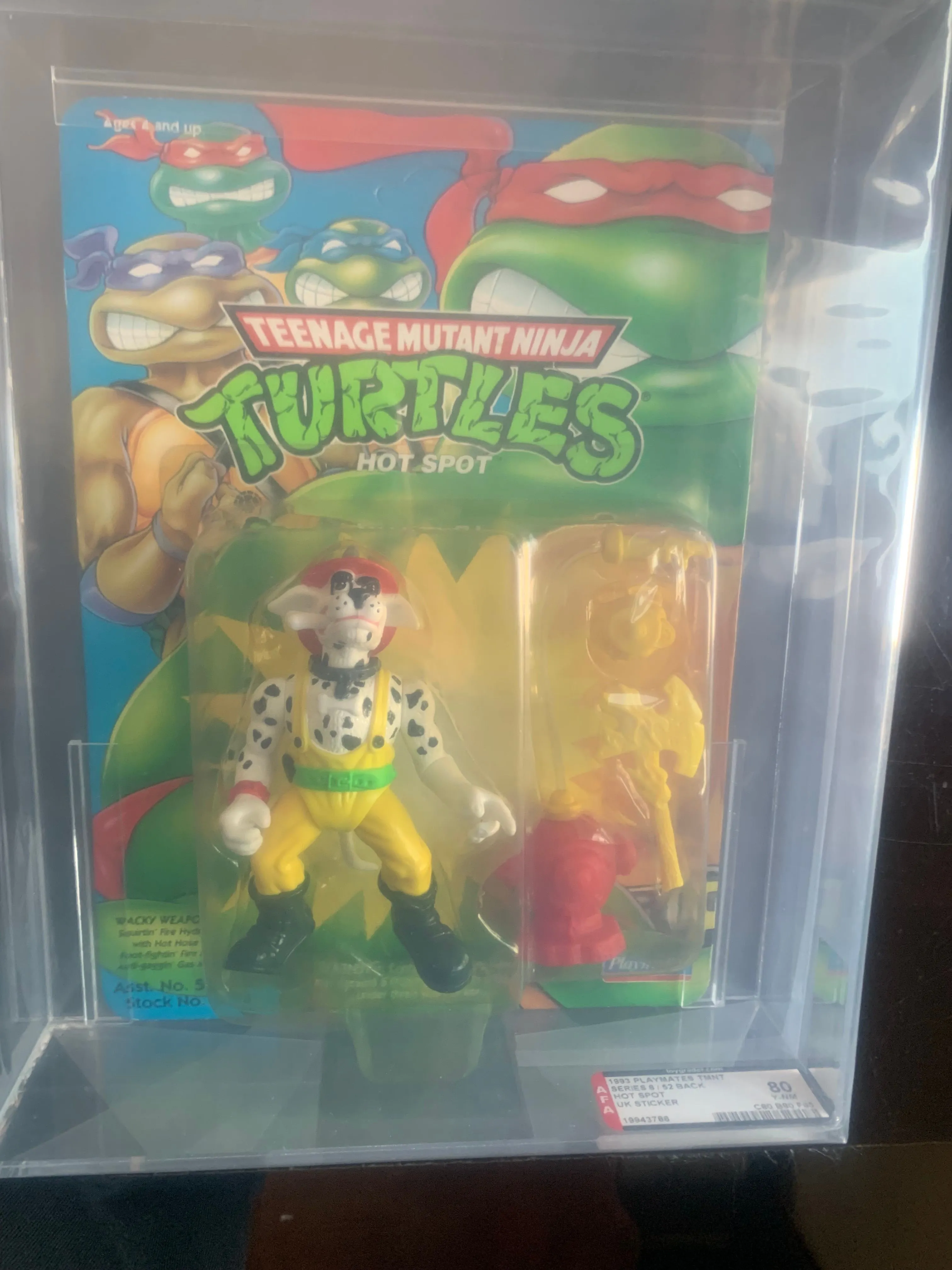 Product image for HOT SPOT AFA GRADED UK TAG RARE TMNT