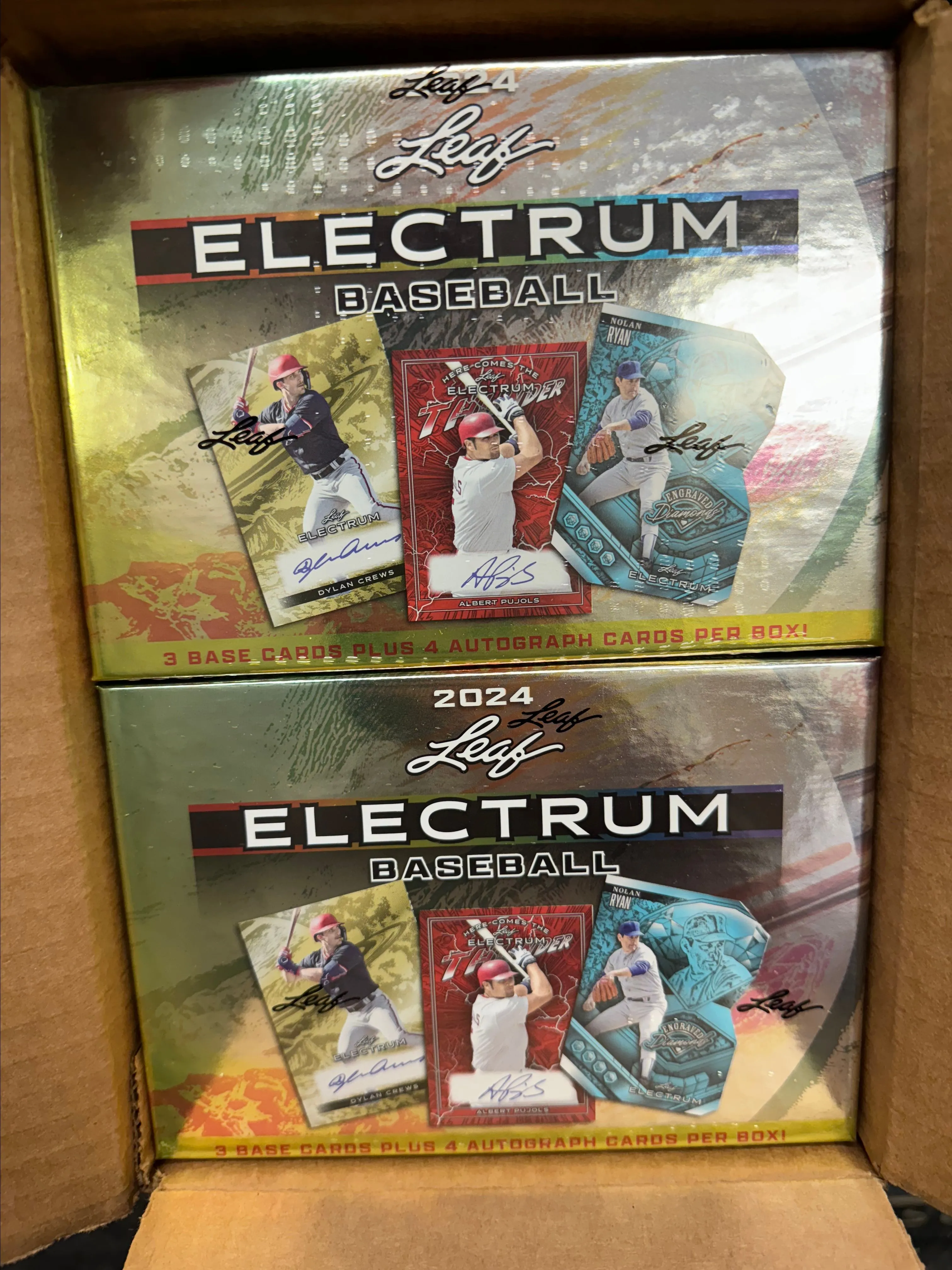 Product image for 2024 Leaf Electrum Baseball Hobby Box