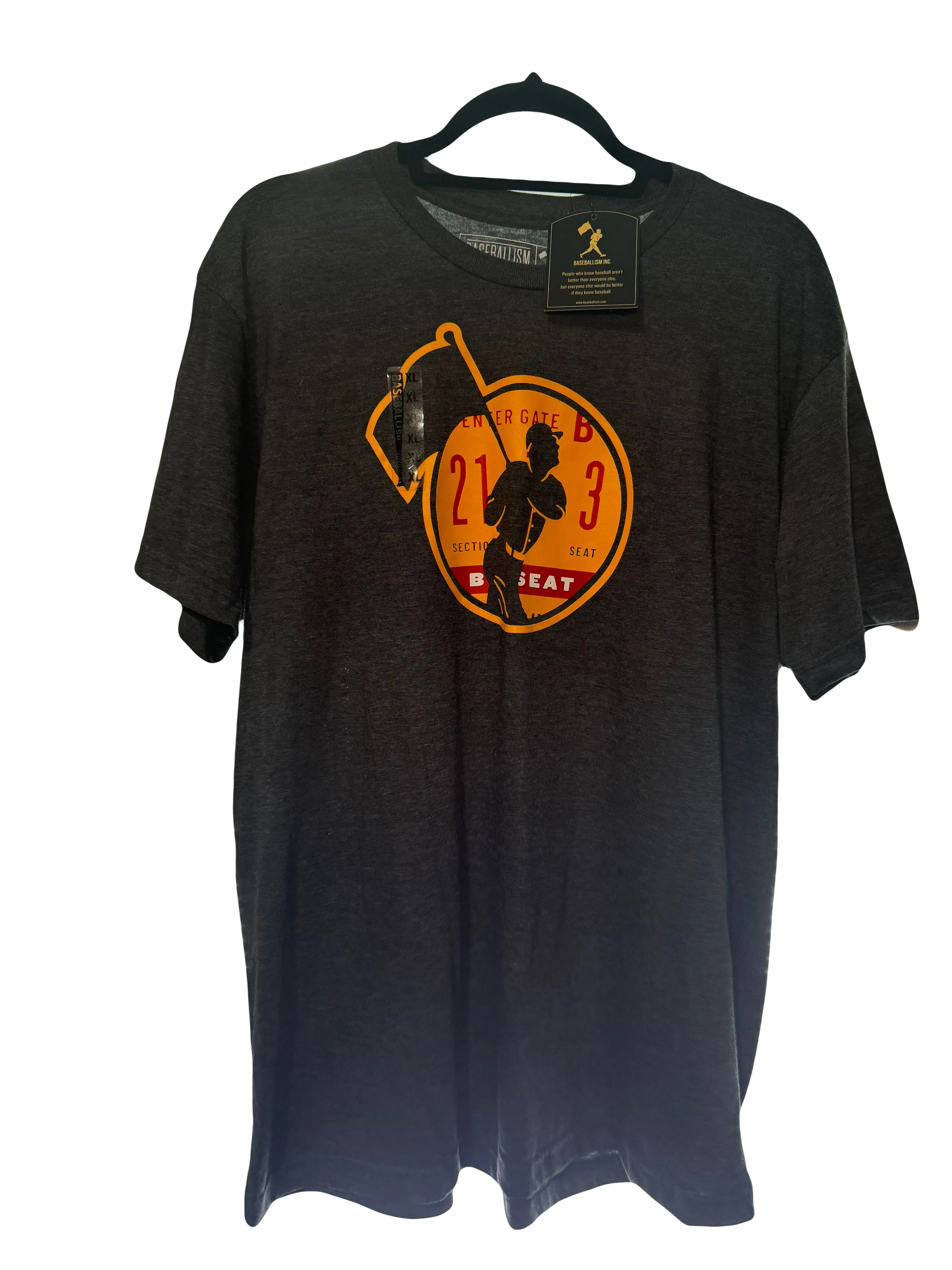 Product image for Mens XL Baseballism TShirt