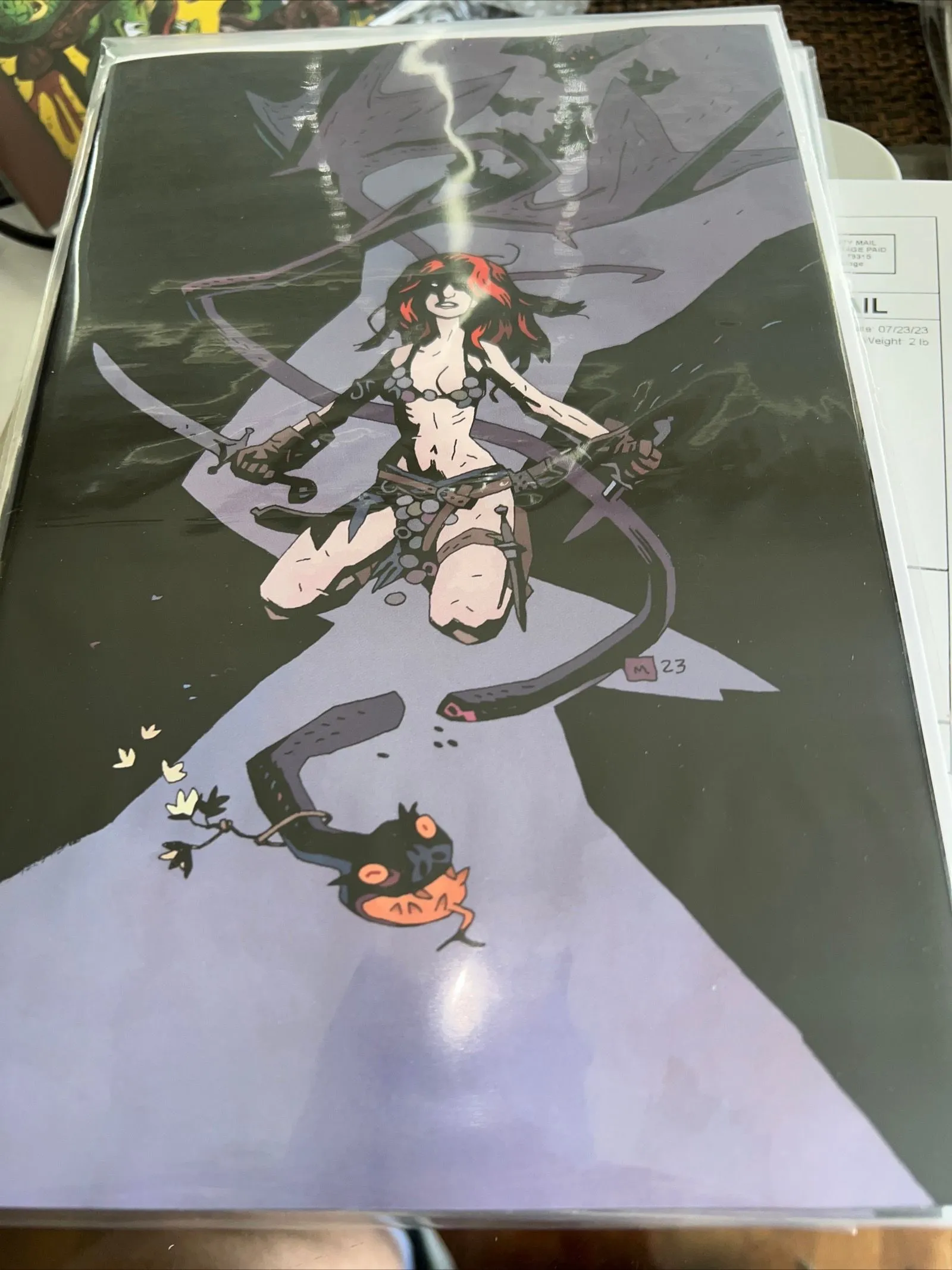 Product image for RED SONJA 1 (2023) COVER ZE 1:50 MIGNOLA VIRG VARIANT NM DYNAMITE