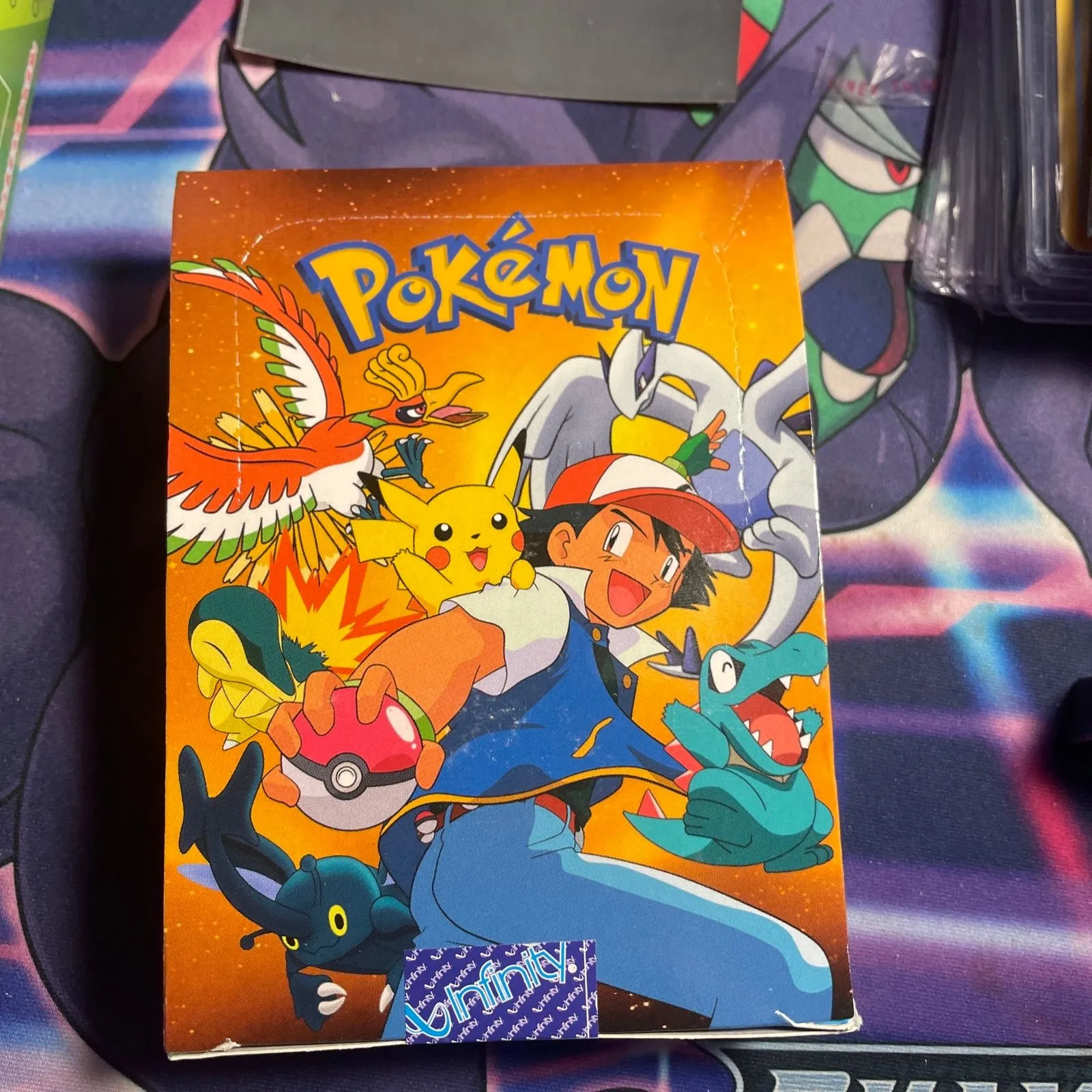 Product image for 2024 BOX POKEMON INFINITY Johto League - 25 Sealed Packs PERU.
