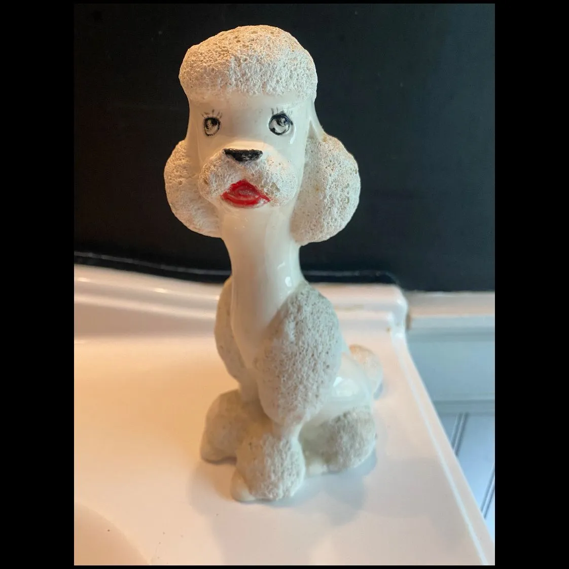 Product image for Ceramic poodle figurine