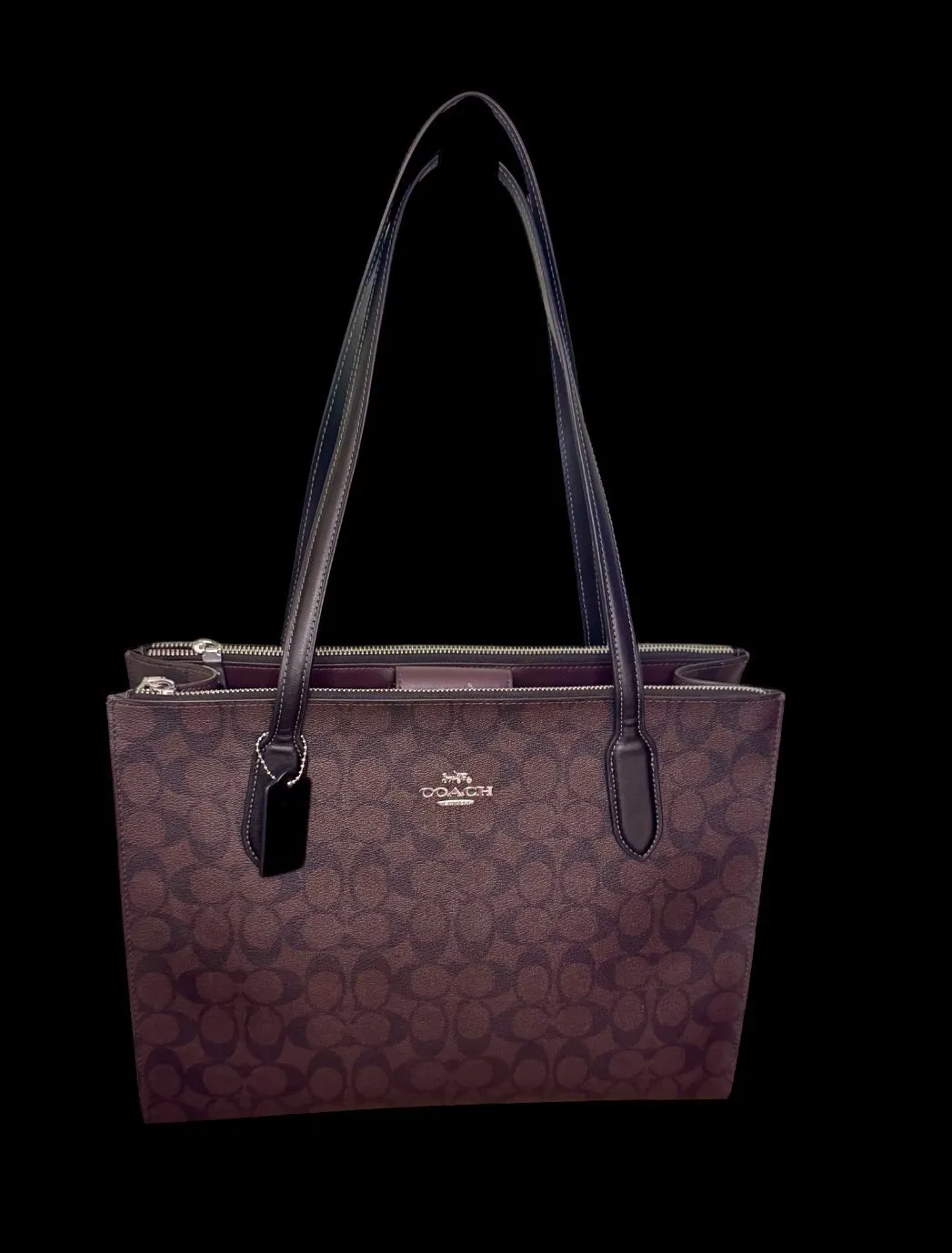 Product image for #217 Coach brown and black tote bag