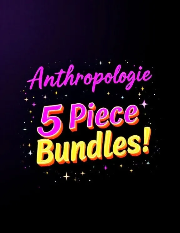 Product image for Anthro 5 Piece Bundles!