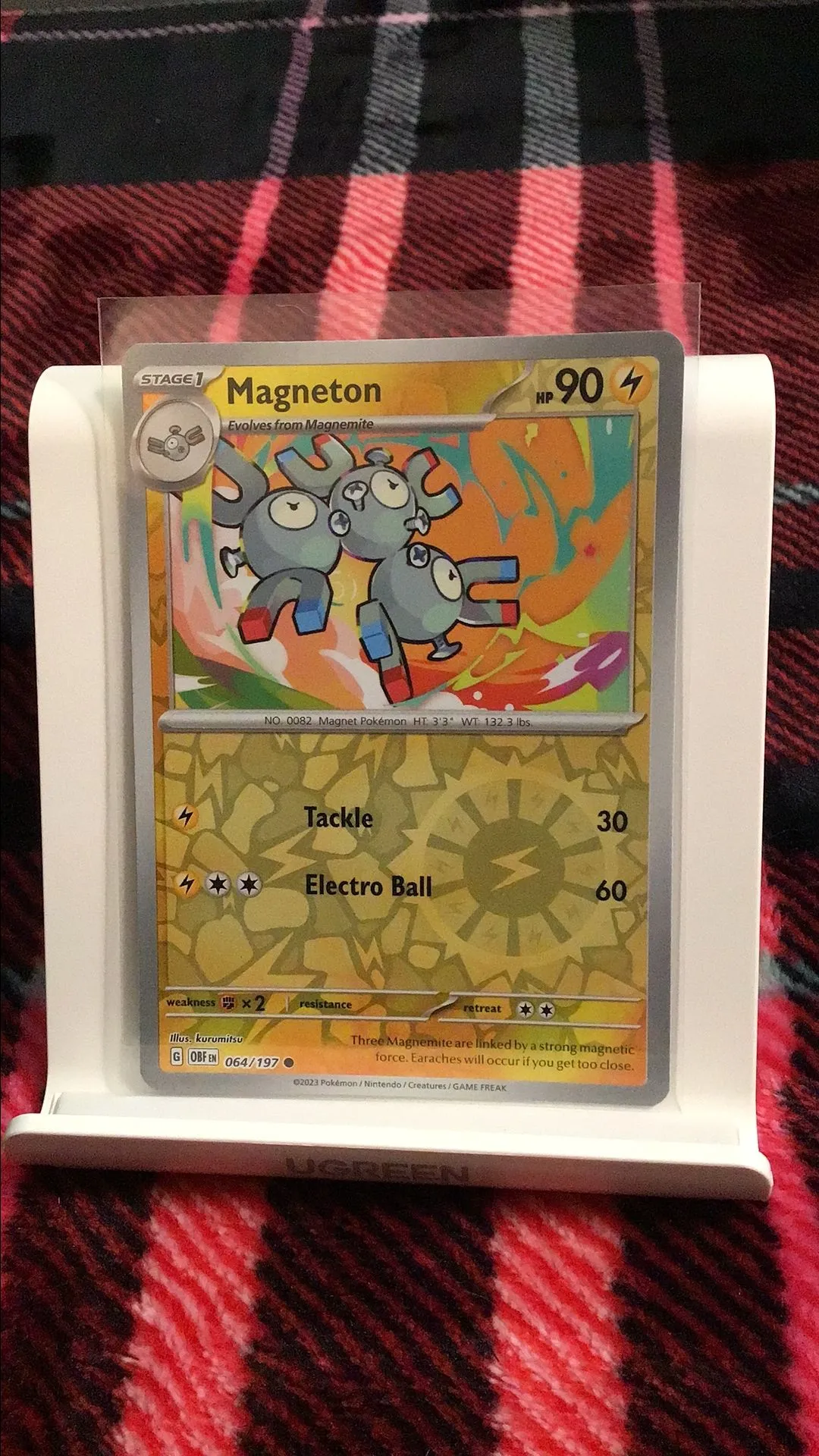 Product image for Magneton reverse Holo obsidian flames