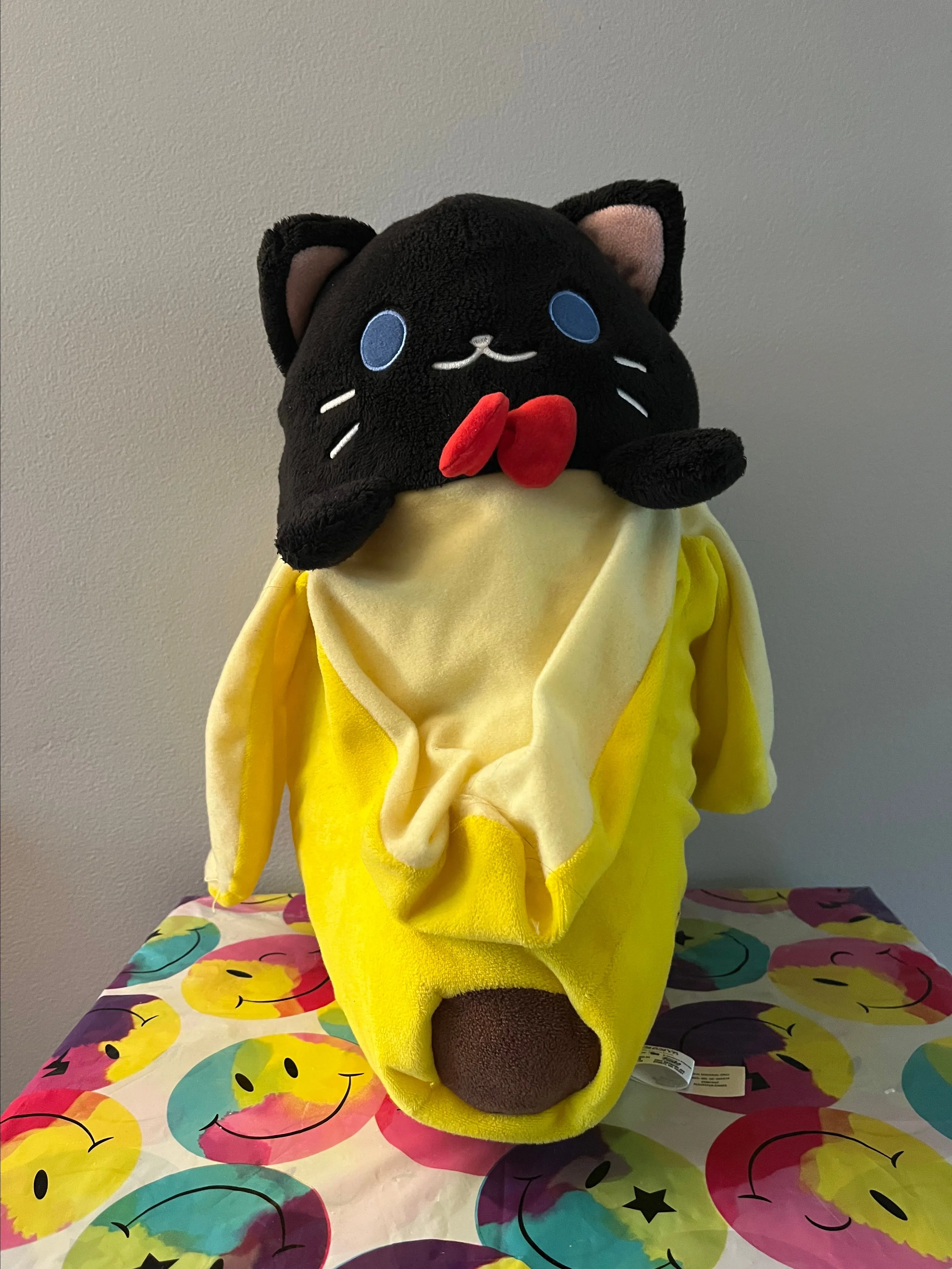 Product image for Bananya Black Banana Cat Plush