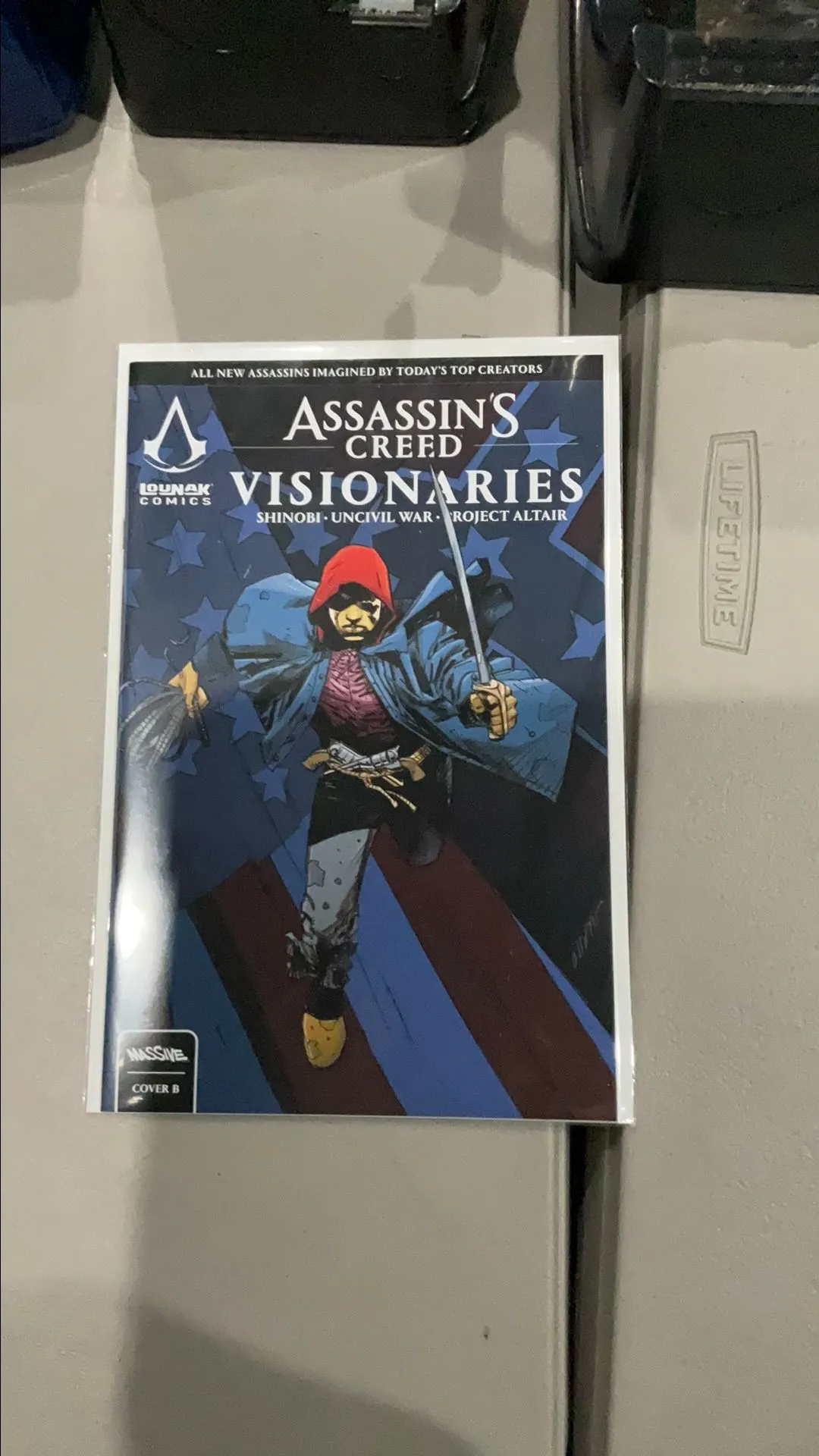 Product image for Assassins Creed: Visionaries Presents: Shinobi & Uncivil War #1 Patrick Oliffe Variant Massive