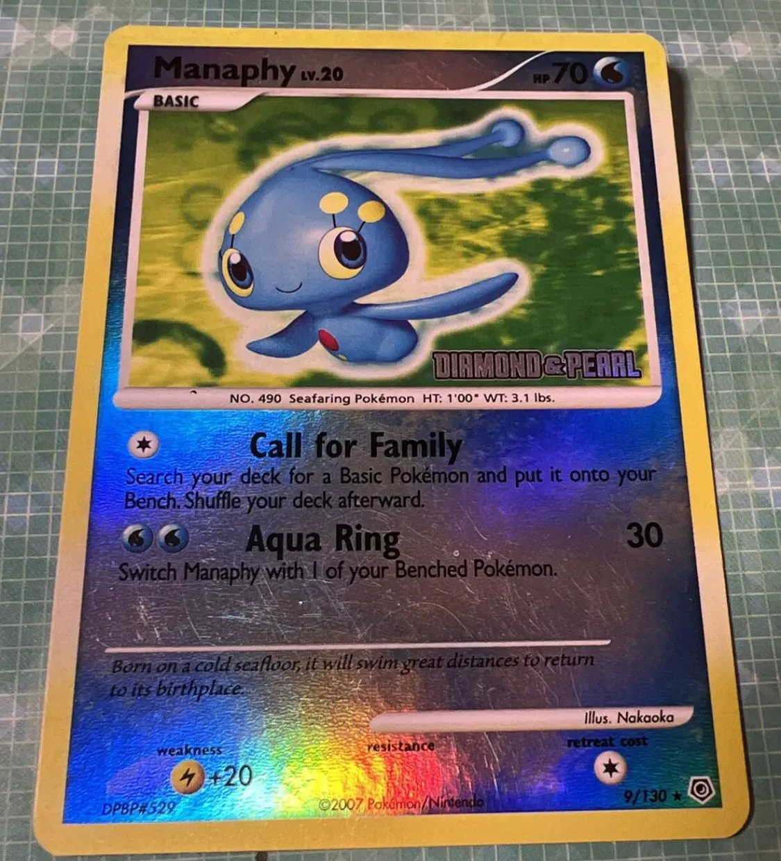 pokemon manaphy card Manaphy EX - 32/122 - BREAKpoint main image 0