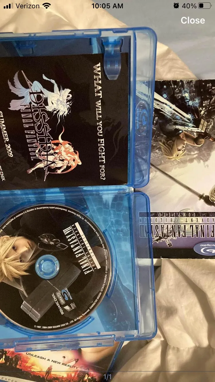 Product image for Final Fantasy lot of 2 Blu-ray