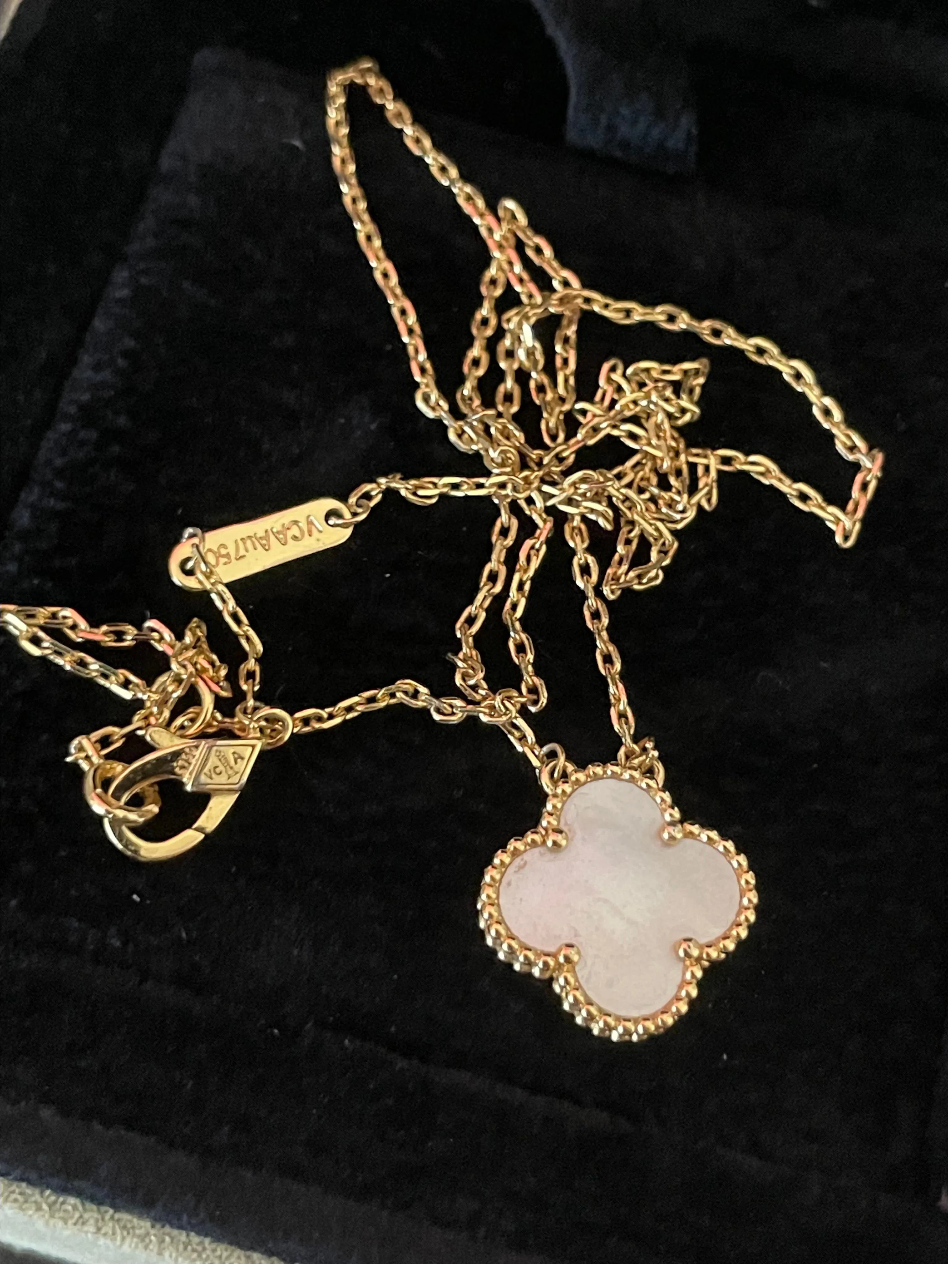 Product image for 18K Gold, Clover Necklace