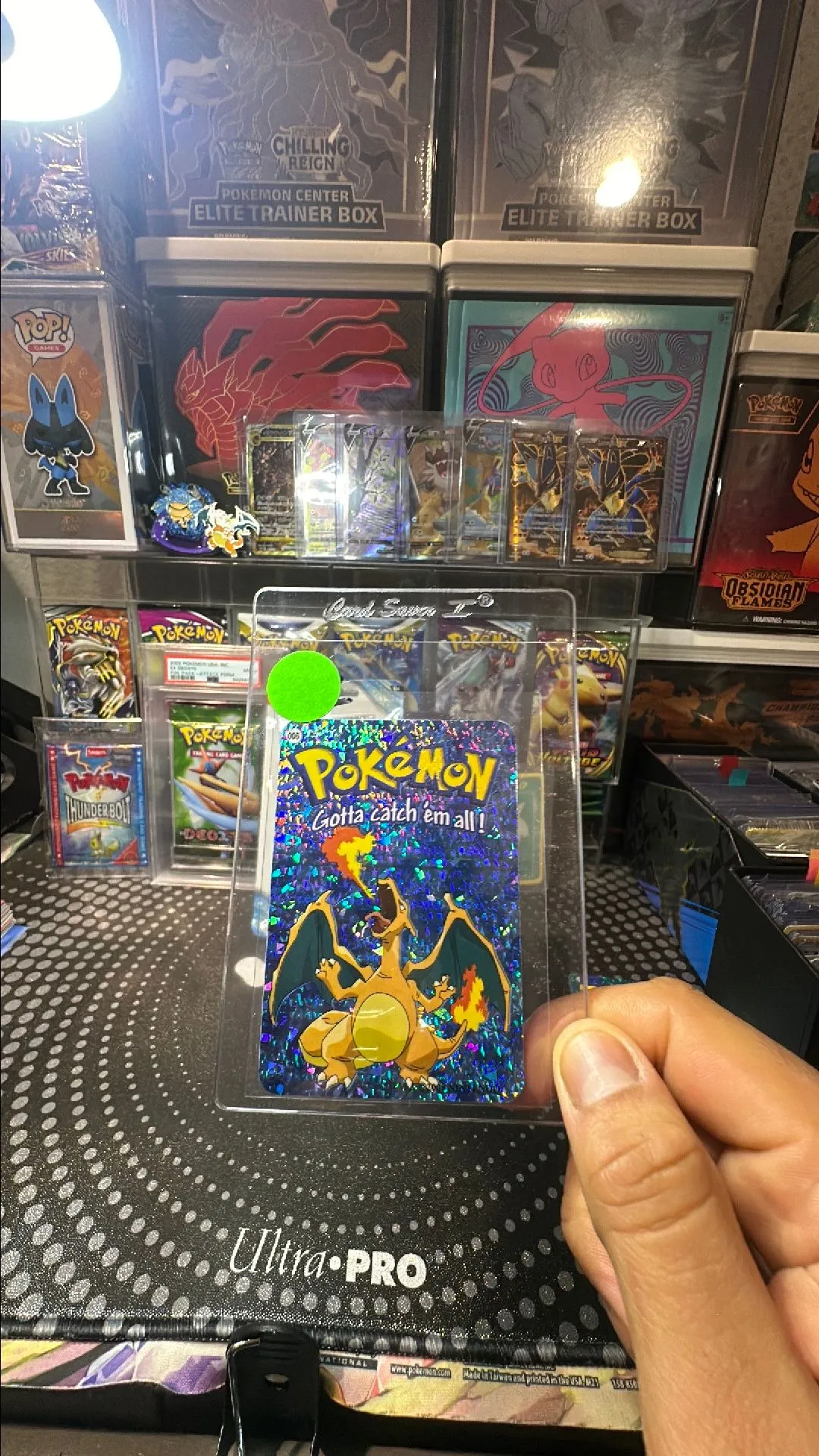 Product image for Charizard Prism Sticker Blue