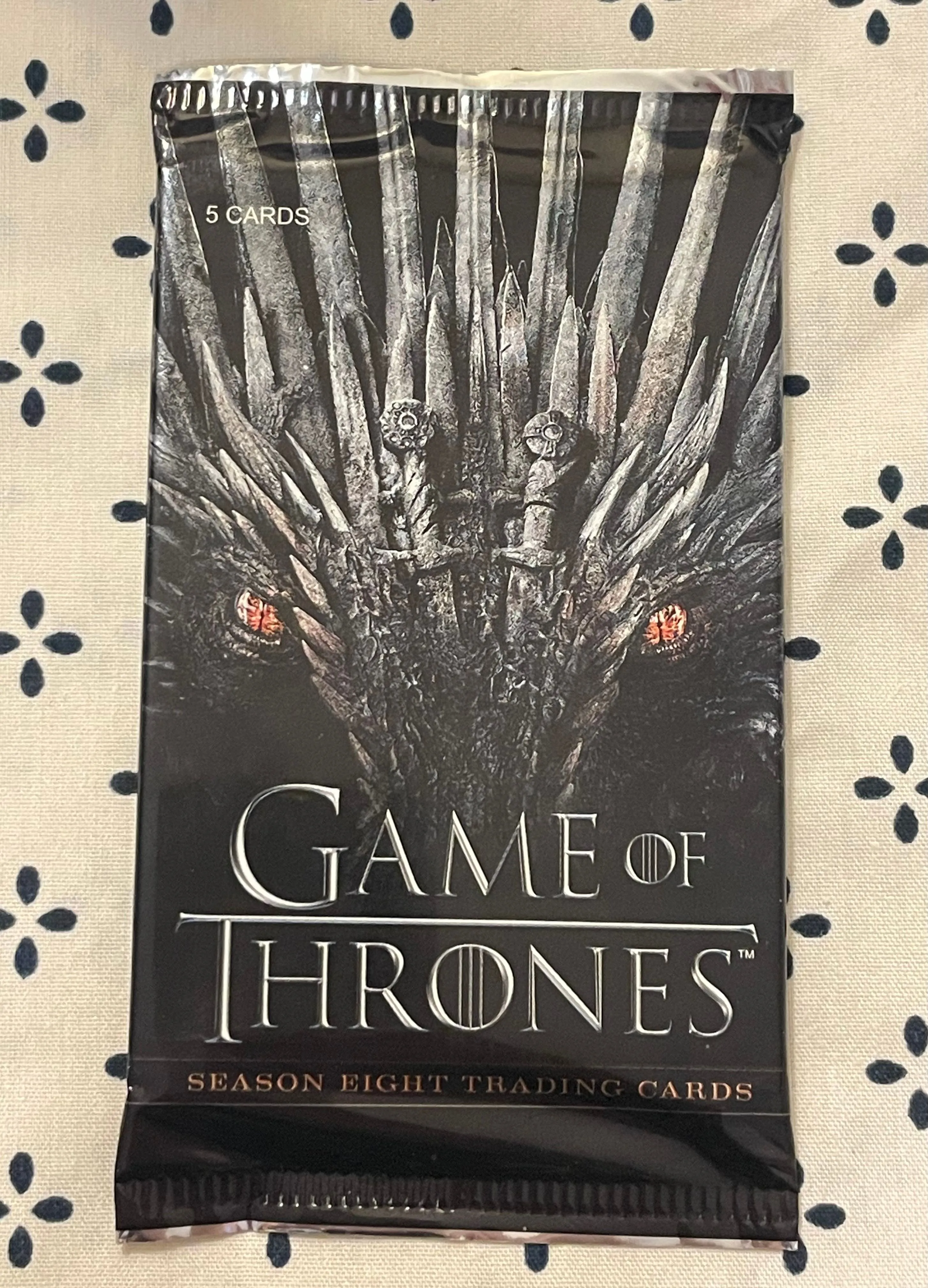Product image for Game of Thrones Season 8 S8 2020 Rittenhouse Unopened Card Pack