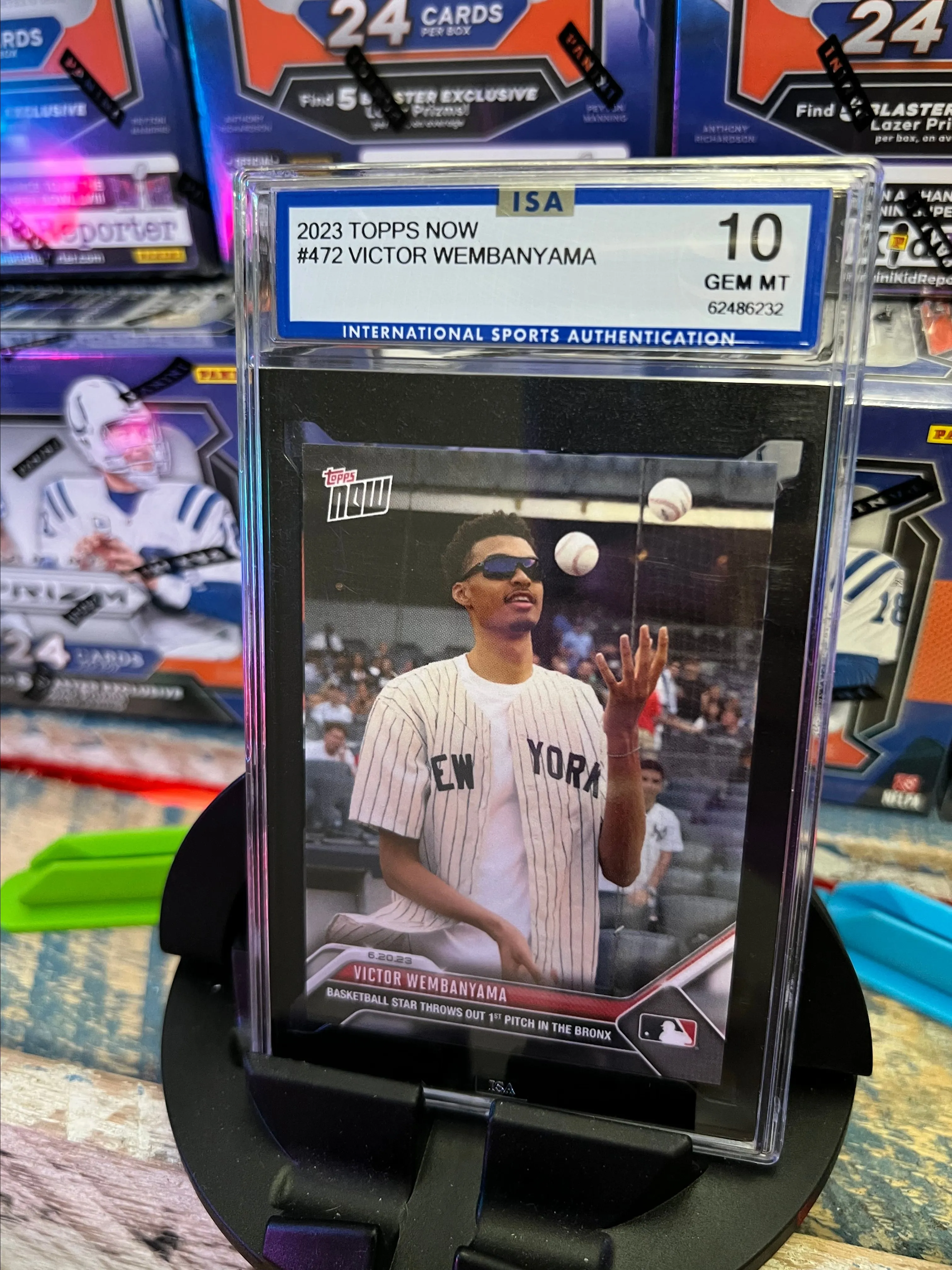 Product image for Victor Wembanyama 2023 Topps Now MINT 10