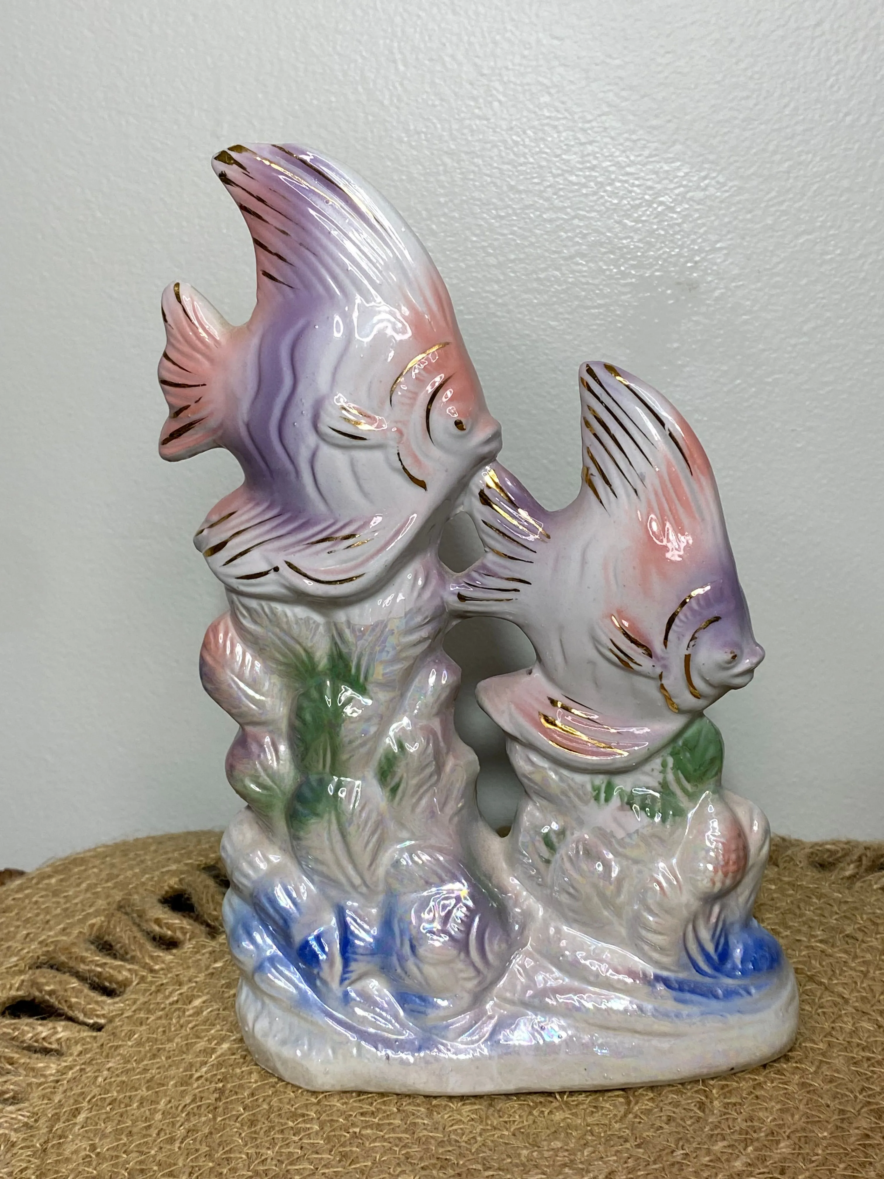 Product image for Porcelain Tropical Fish Lusterware