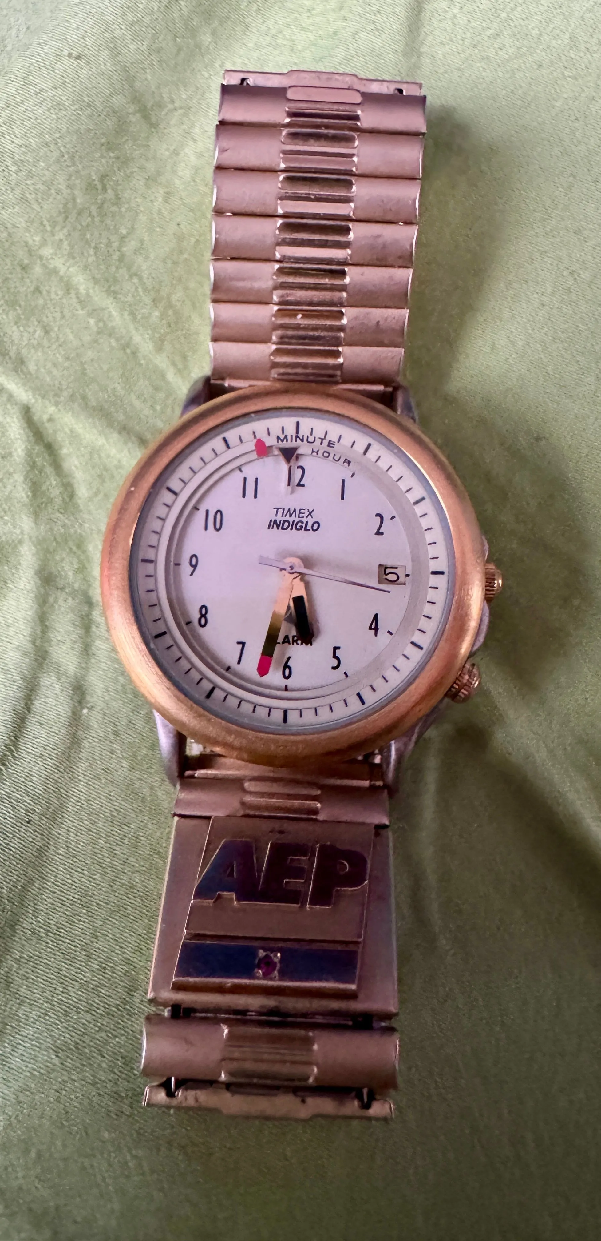 Product image for Timex  Indigo Watch on stretch gold and silver tone band