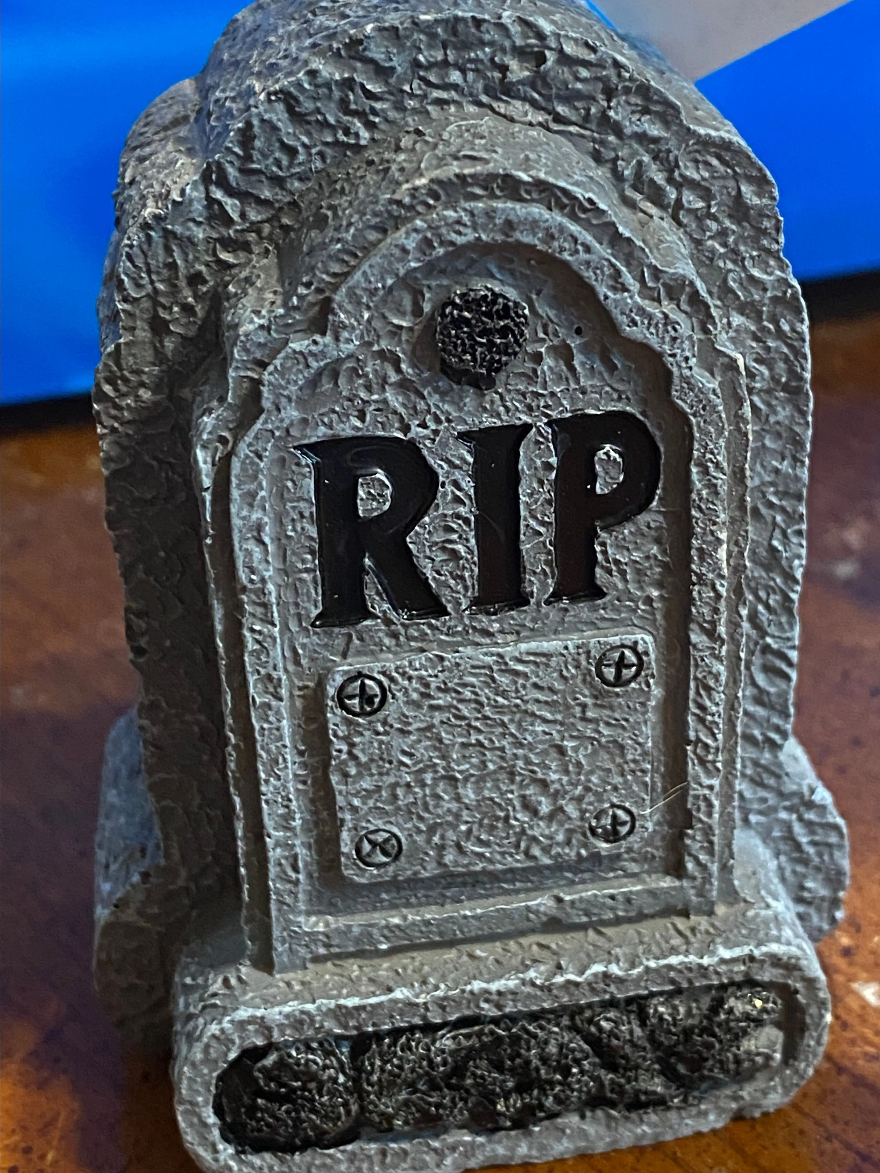 Product image for RIP ￼￼￼Tombstone Photo Holder Balloon Weight