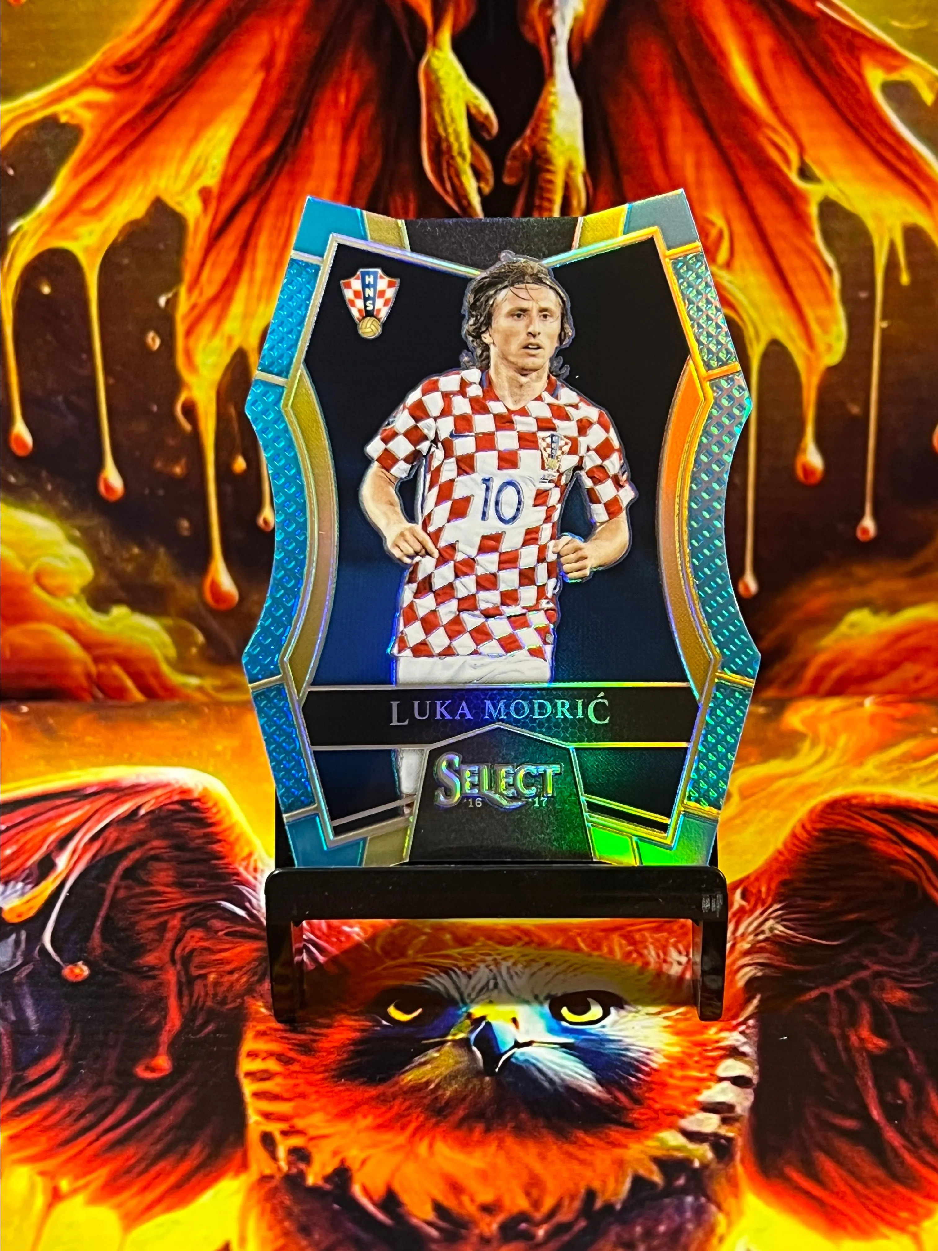 Product image for Luka modric blue die cut 079/249