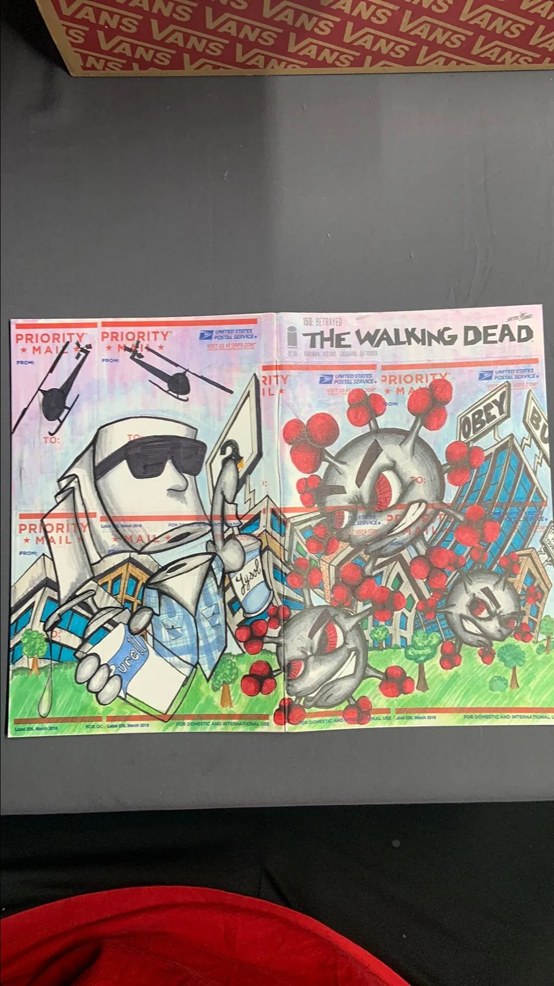Product image for Walking dead sketch cover-original (ON SALE)