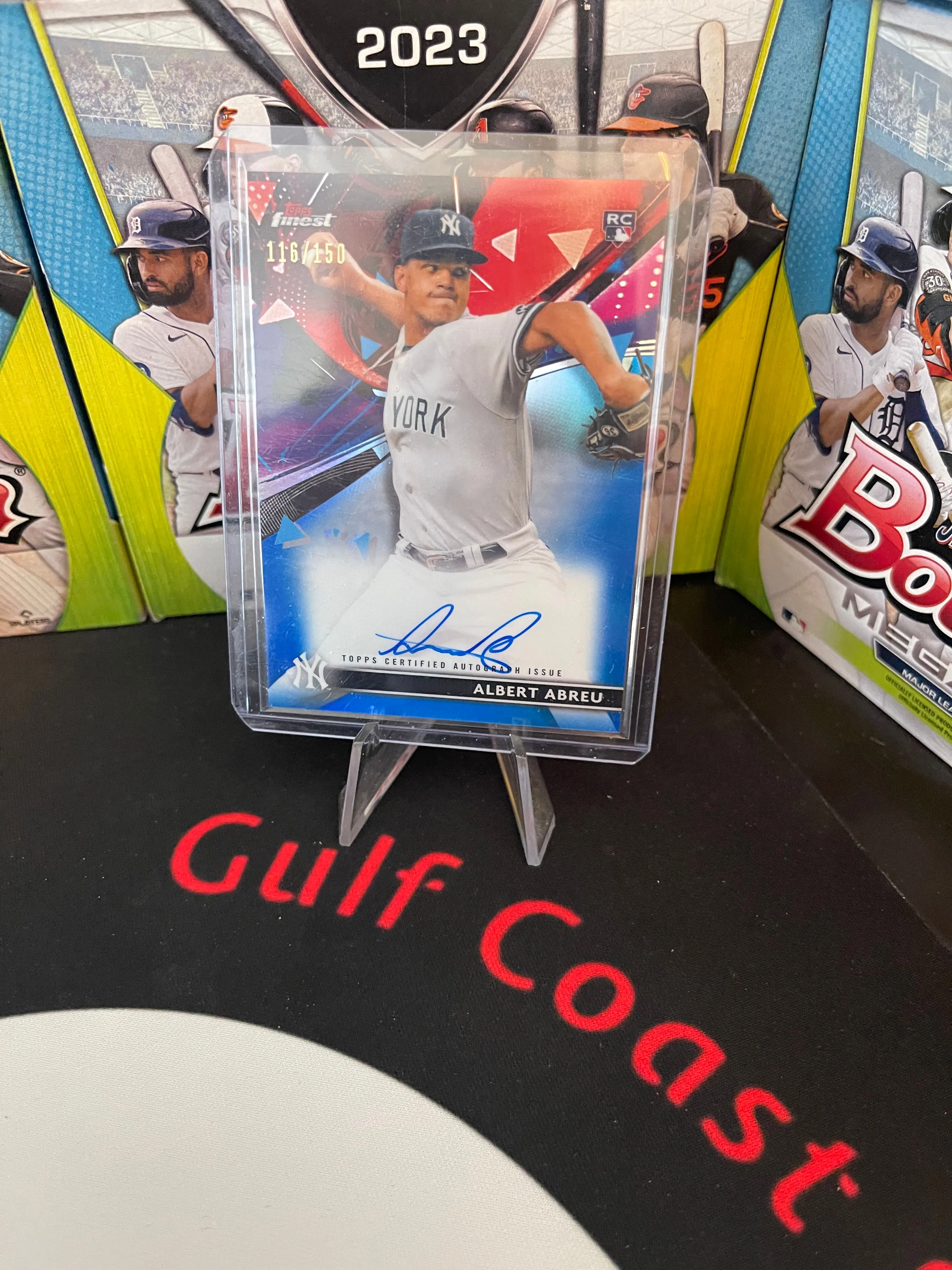 Product image for Albert Abreu Topps finest auto /150