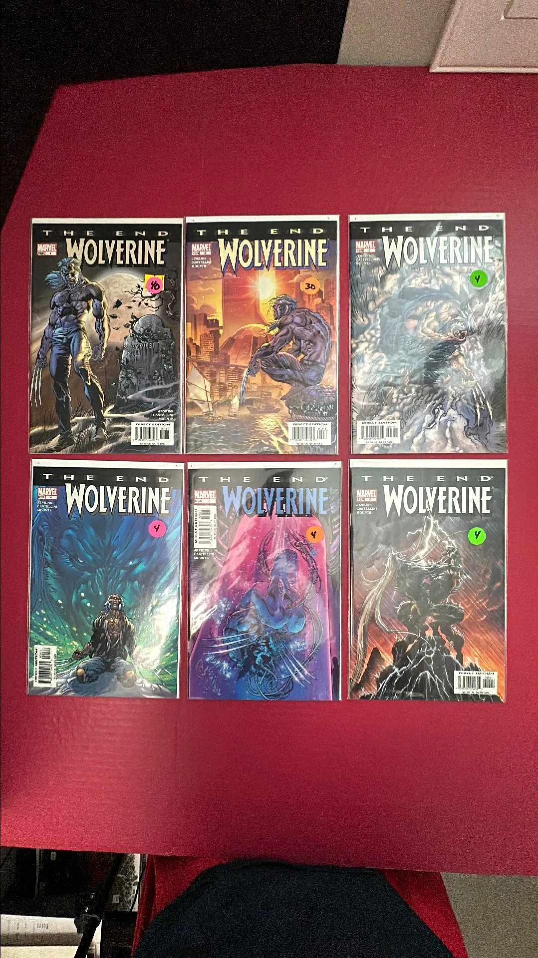 Product image for Wolverine The End Complete Story 1-6 (2004 Marvel)