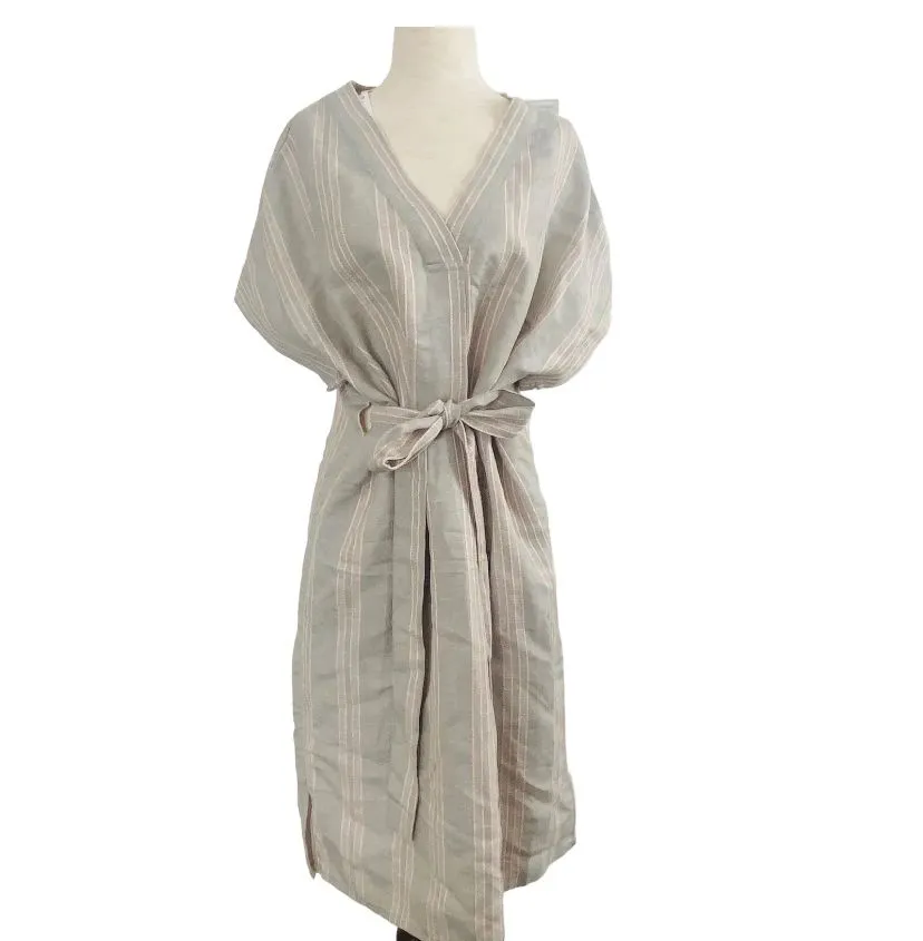 Product image for NWT Neu Nomads New York Carmelita Shirt Dress Tencel/Linen M/L Sustainable, M23