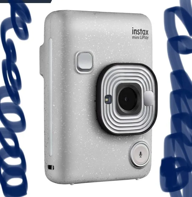 Product image for Fujifilm Instax Mini Liplay Hybrid Instant Camera (Stone White)