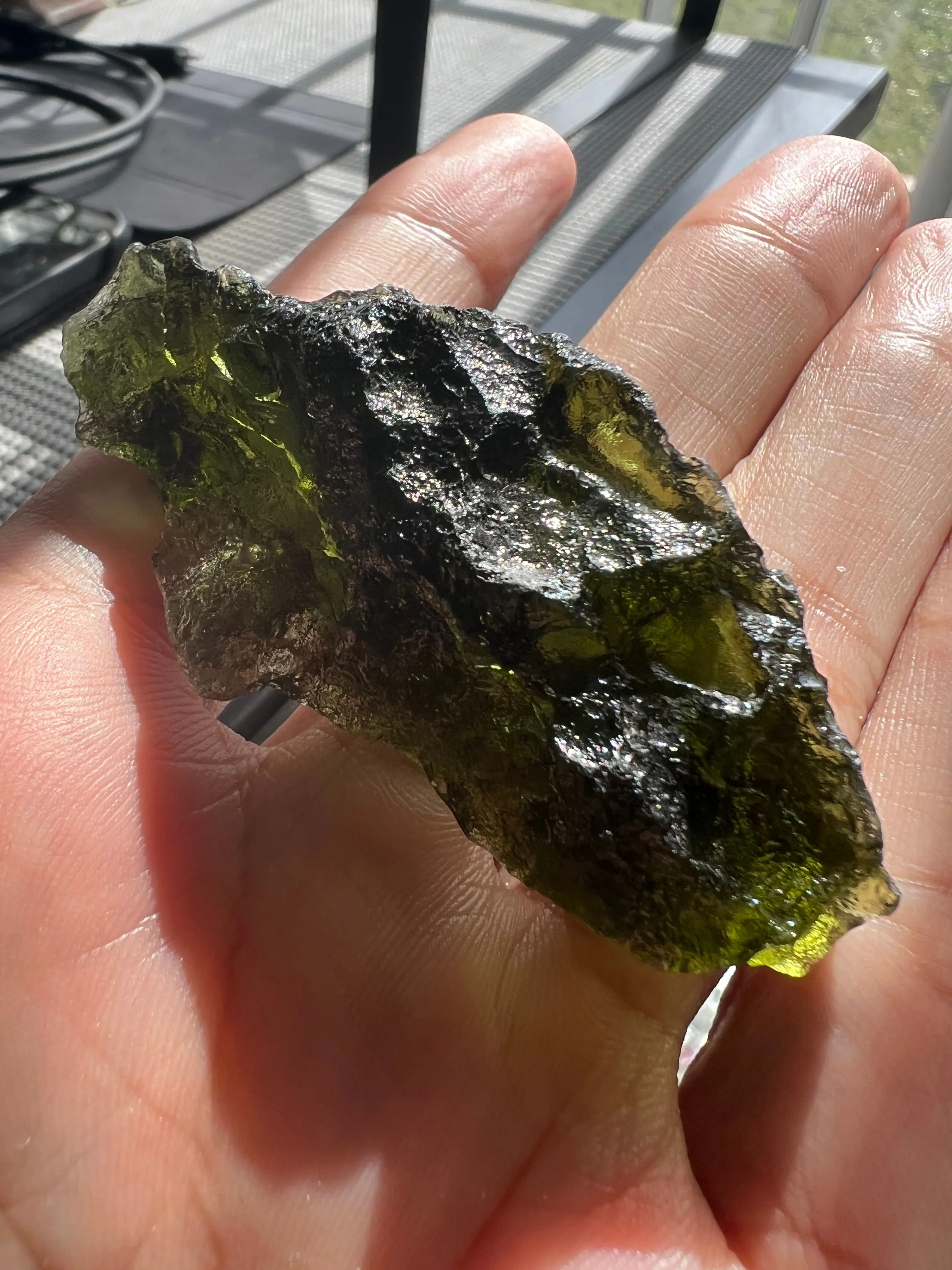 Product image for Huge Moldavite Raw Specimen