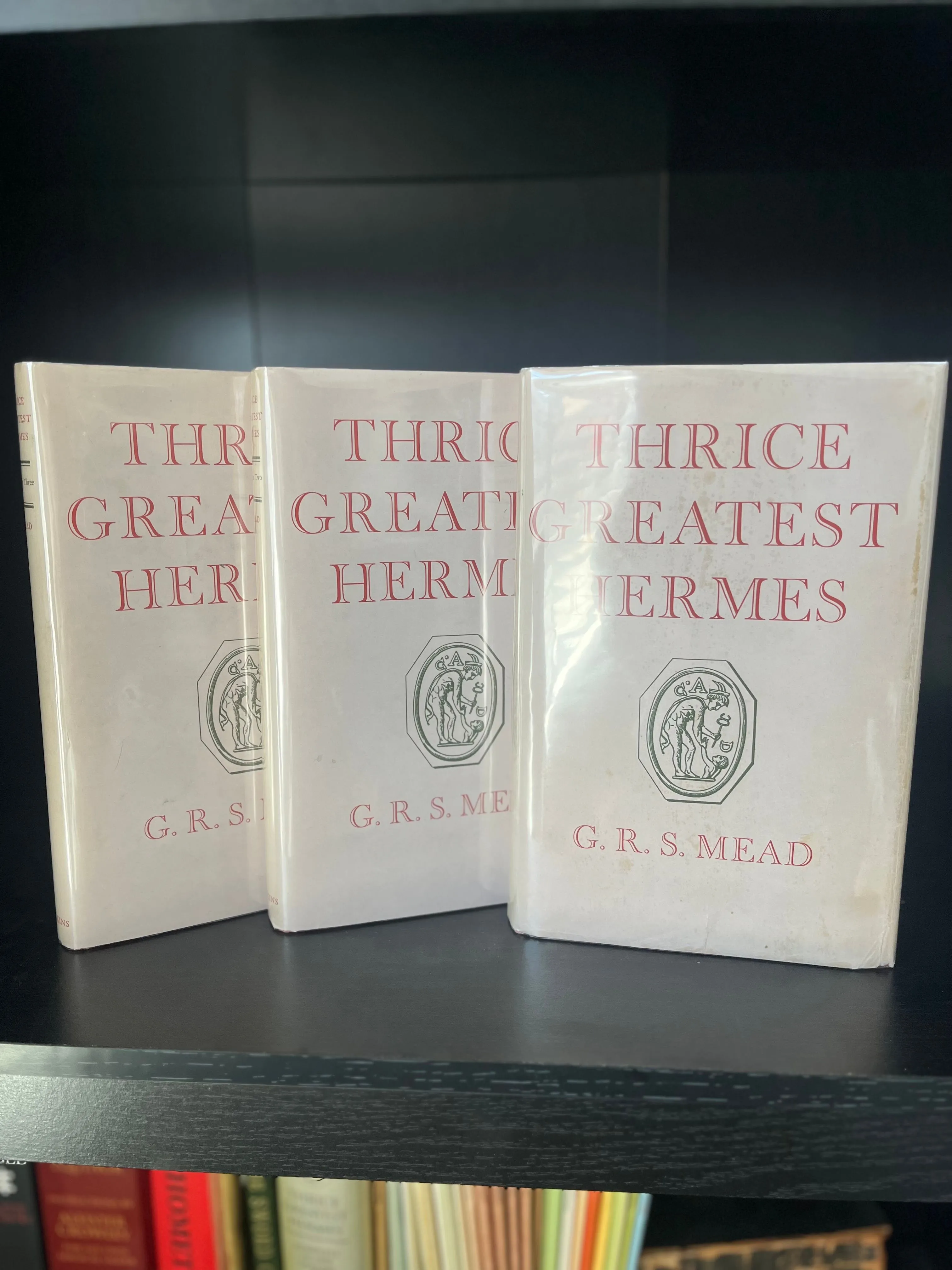 Product image for Thrice Great Hermes, by G. R. S. Mead (1964) - Occult, Greek Philosophy, Rosicrucian, Theosophy, New