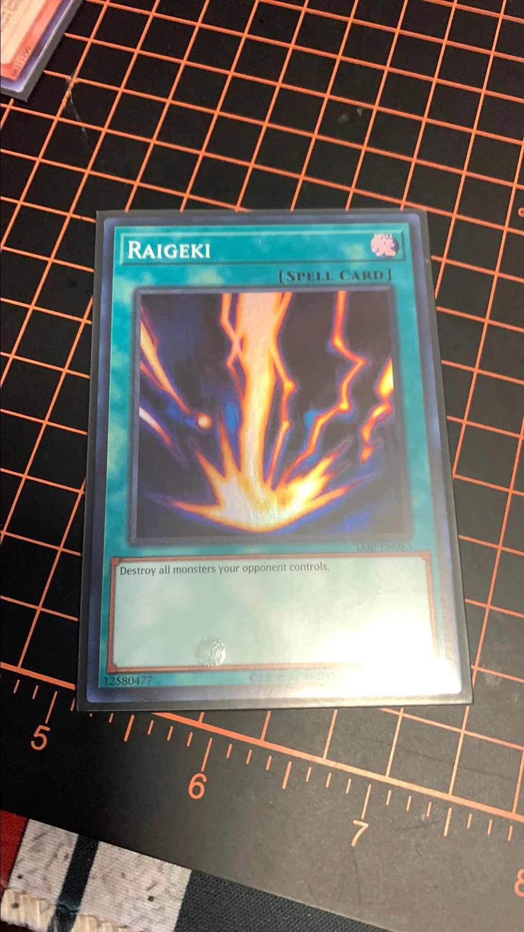 Product image for (Yu-Gi-Oh!) Raigeki LOB-EN053 (25th Anniversary Reprint)