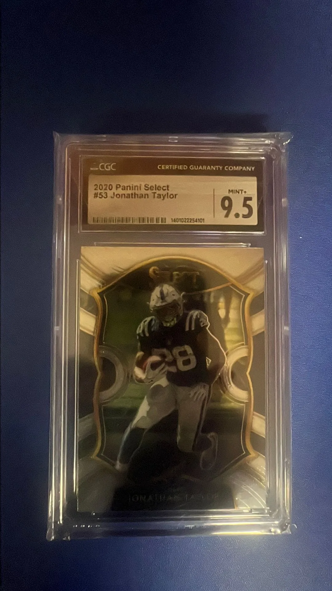 Product image for 2020 select Jonathan Taylor cgc 9.5