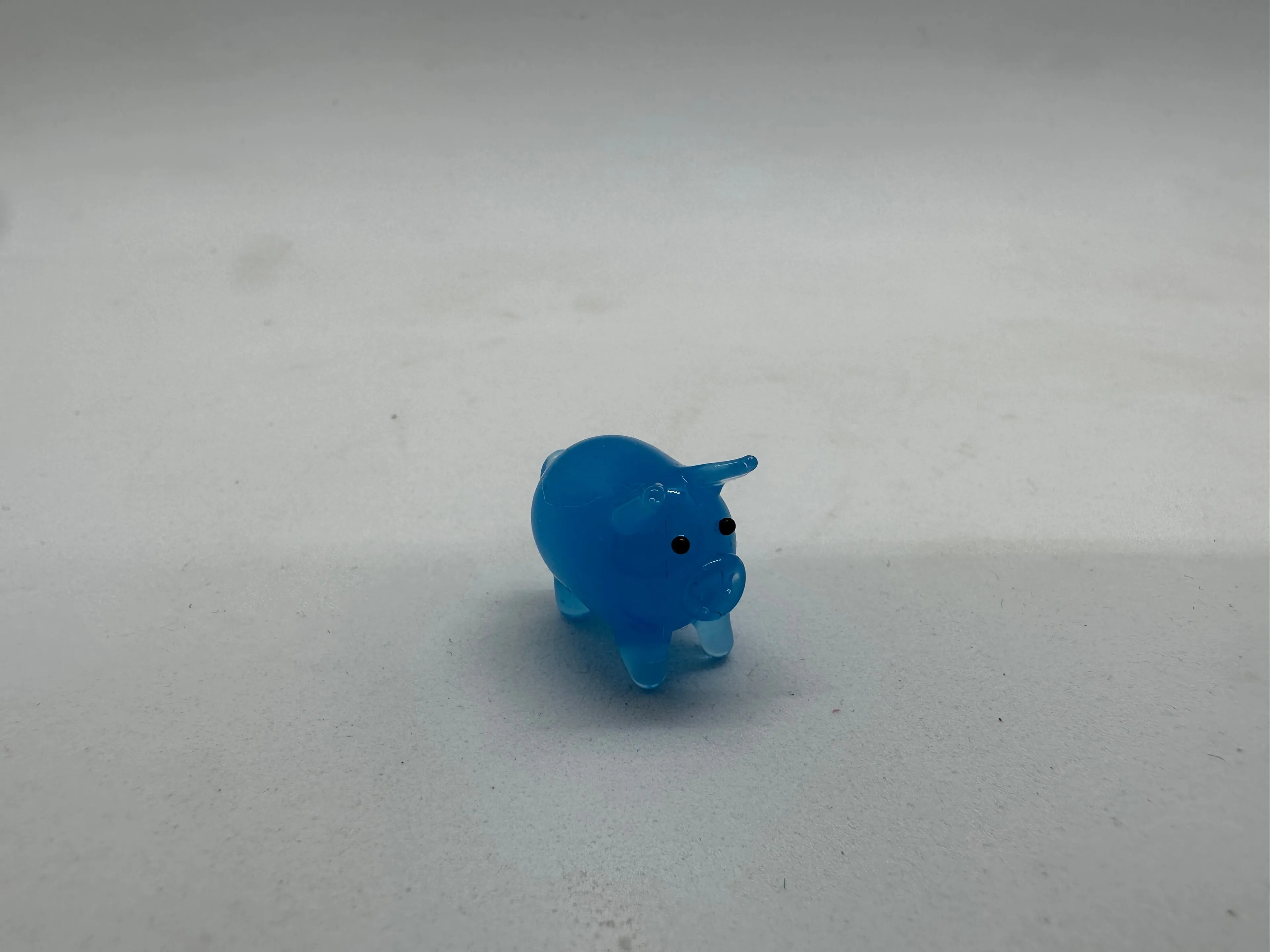 Product image for 1” Blue Glass pig