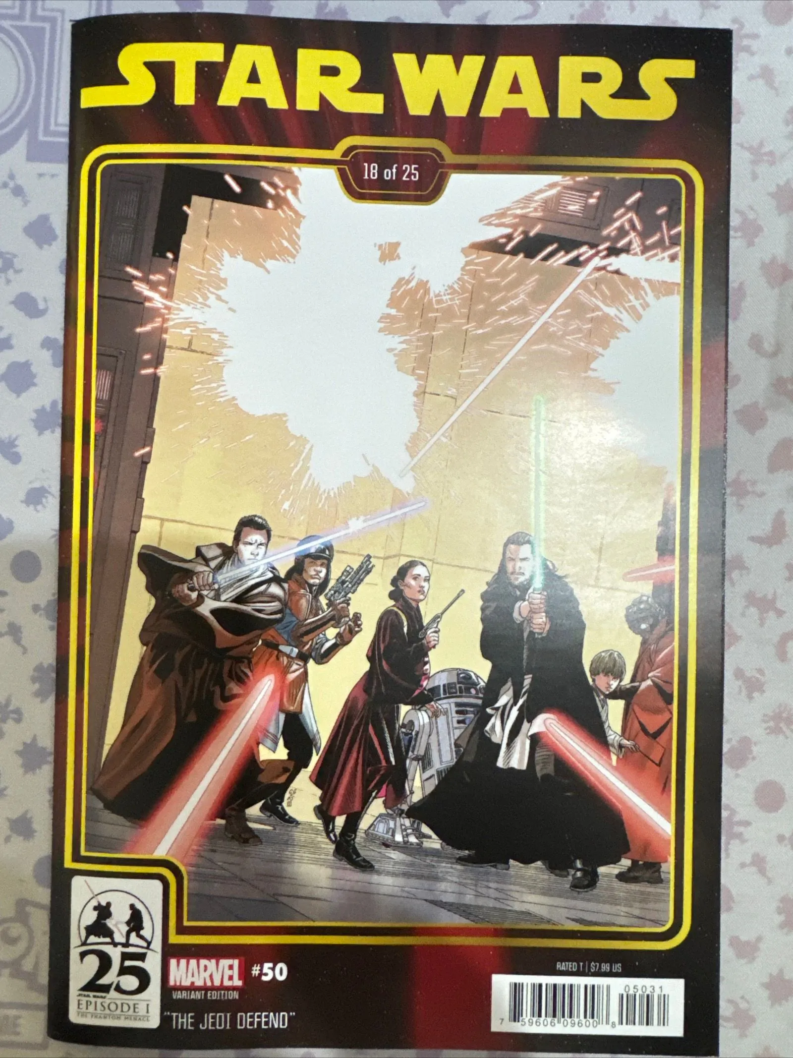 Product image for Star Wars #50 Phantom Menace 25th Anniversary Variant Marvel 2024 VF/NM Comics