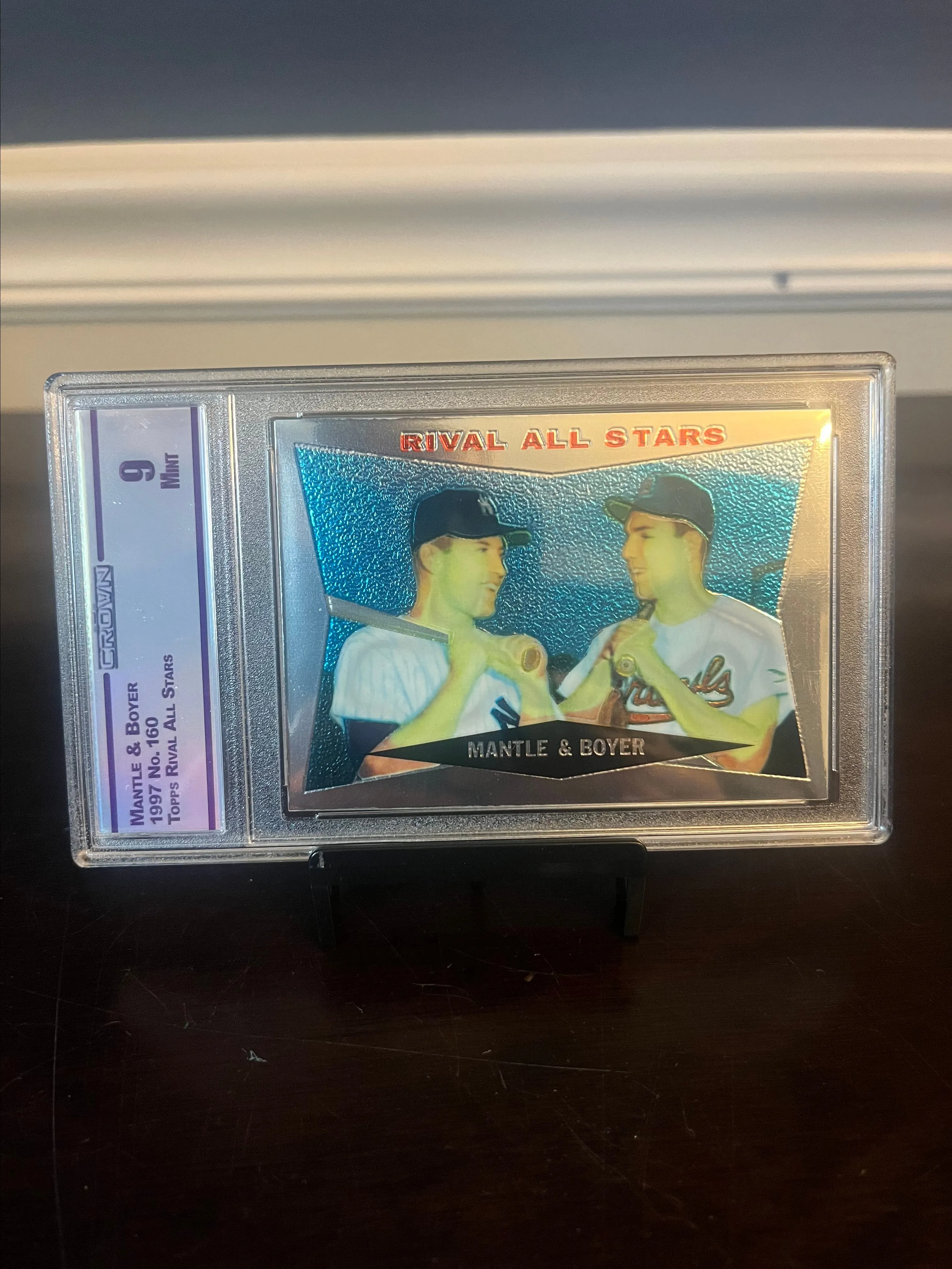 Product image for Mickey Mantle / Ken Boyer Rivals Mint 9