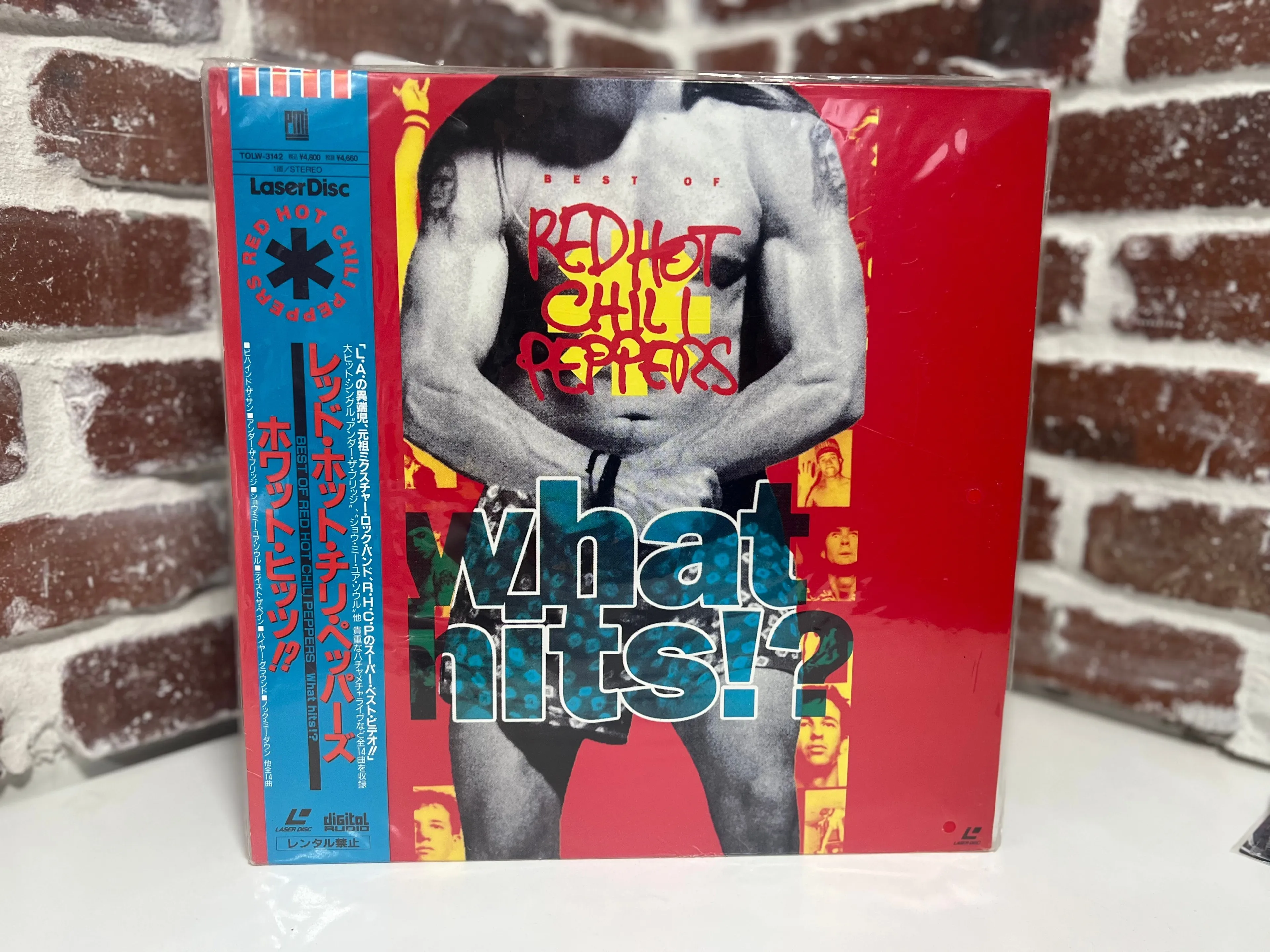 Product image for Red Hot Chili Peppers What Hits? Vintage 1992 Rare Japanese Import Laserdisc SEALED