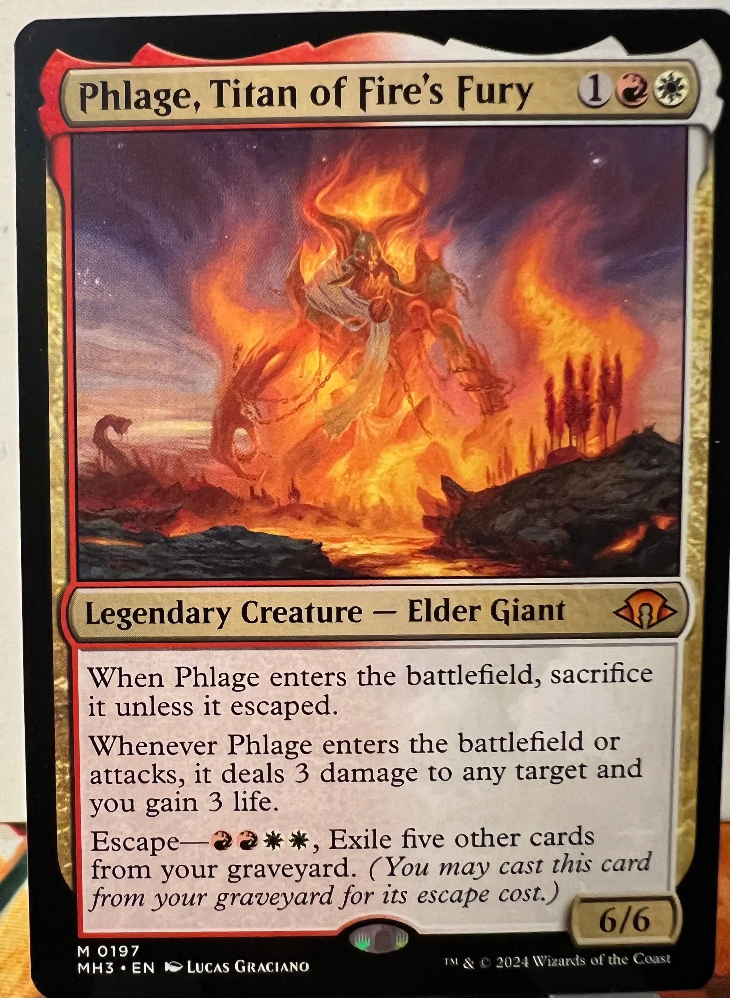 Product image for Single: Phlage, Titan of Fire's Fury - Modern Horizons 3