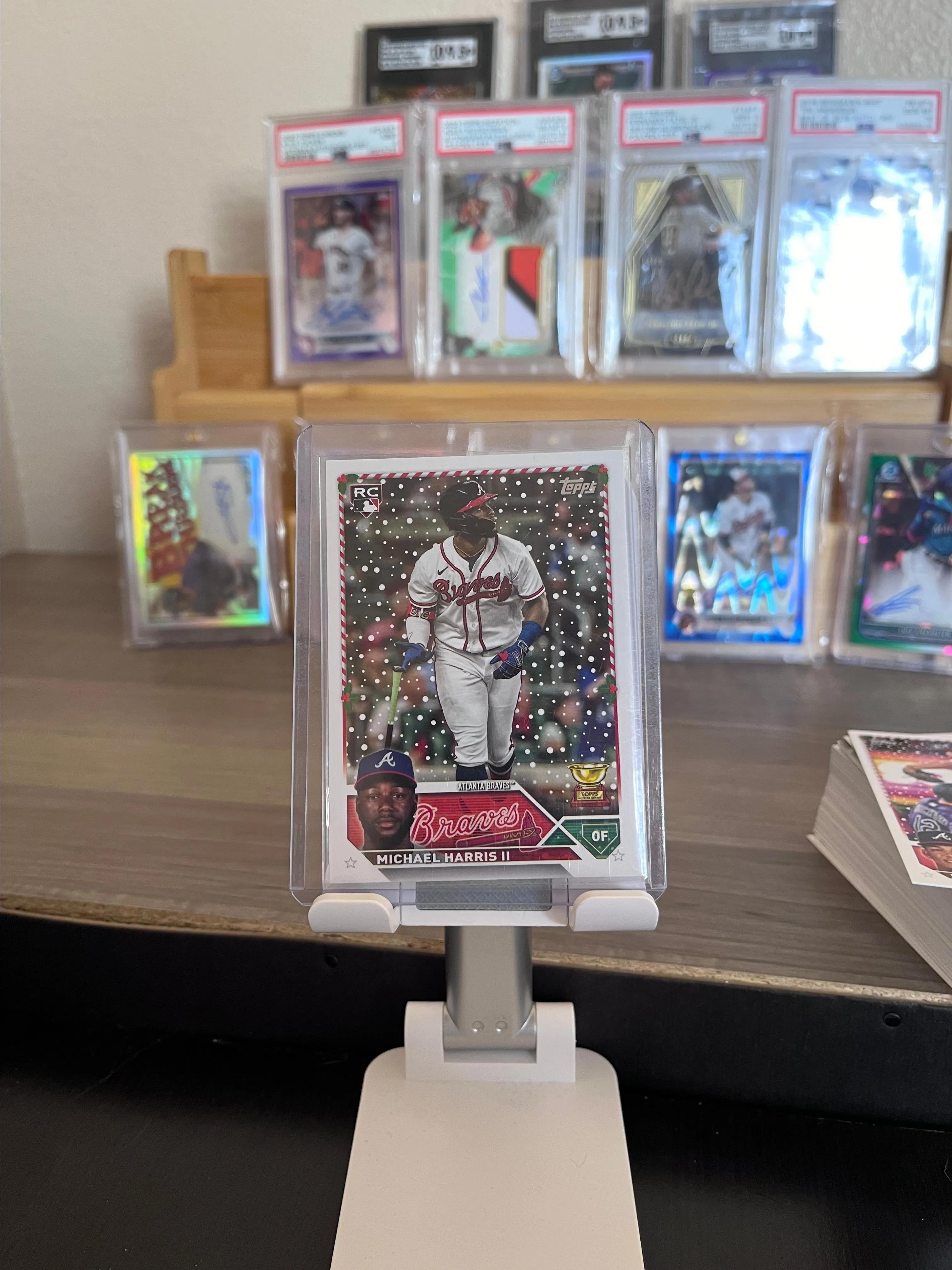 Product image for Micheal Harris gold trophy rookie card