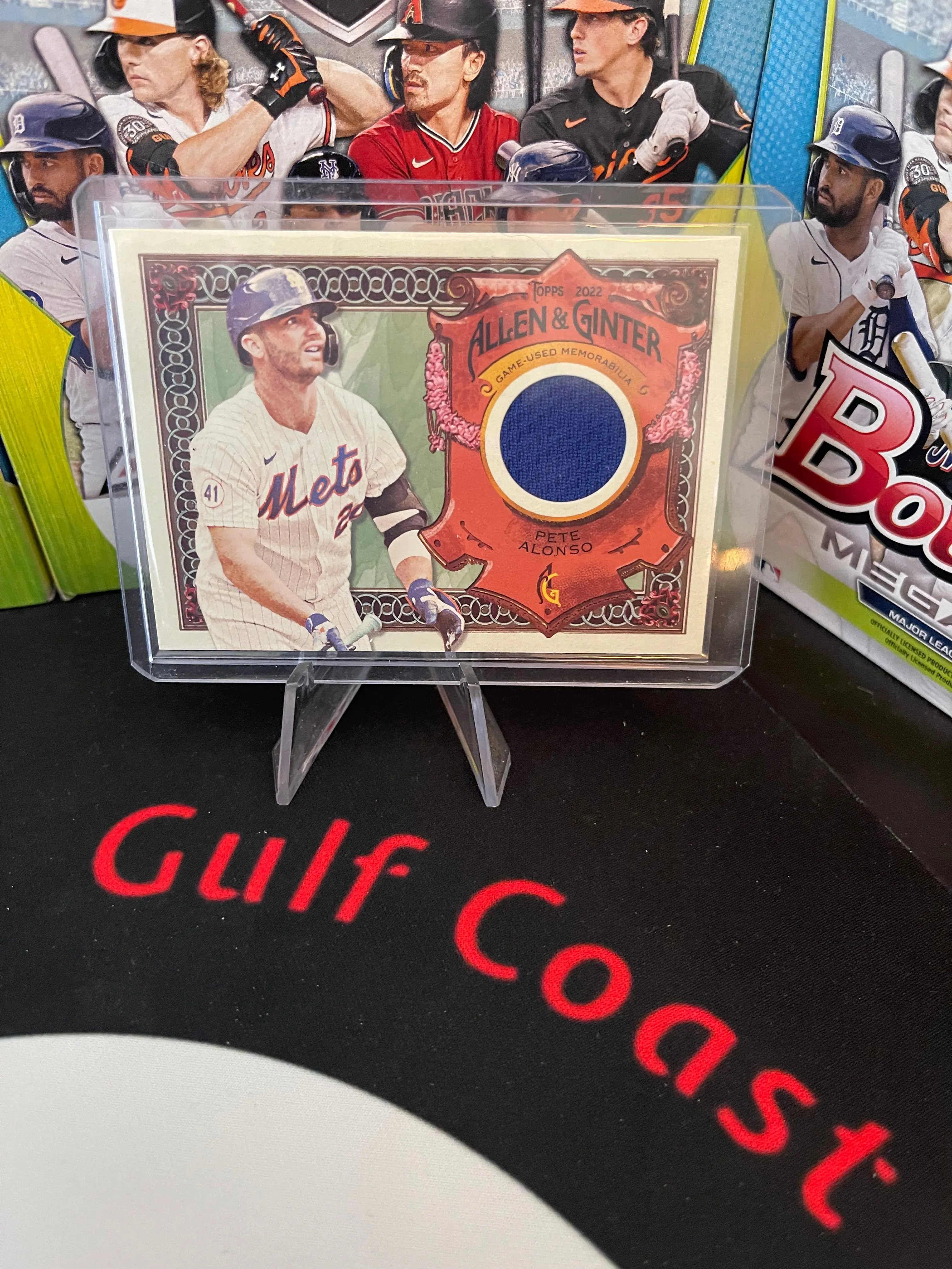 Product image for Pete Alonso A&G game used relic Blue!