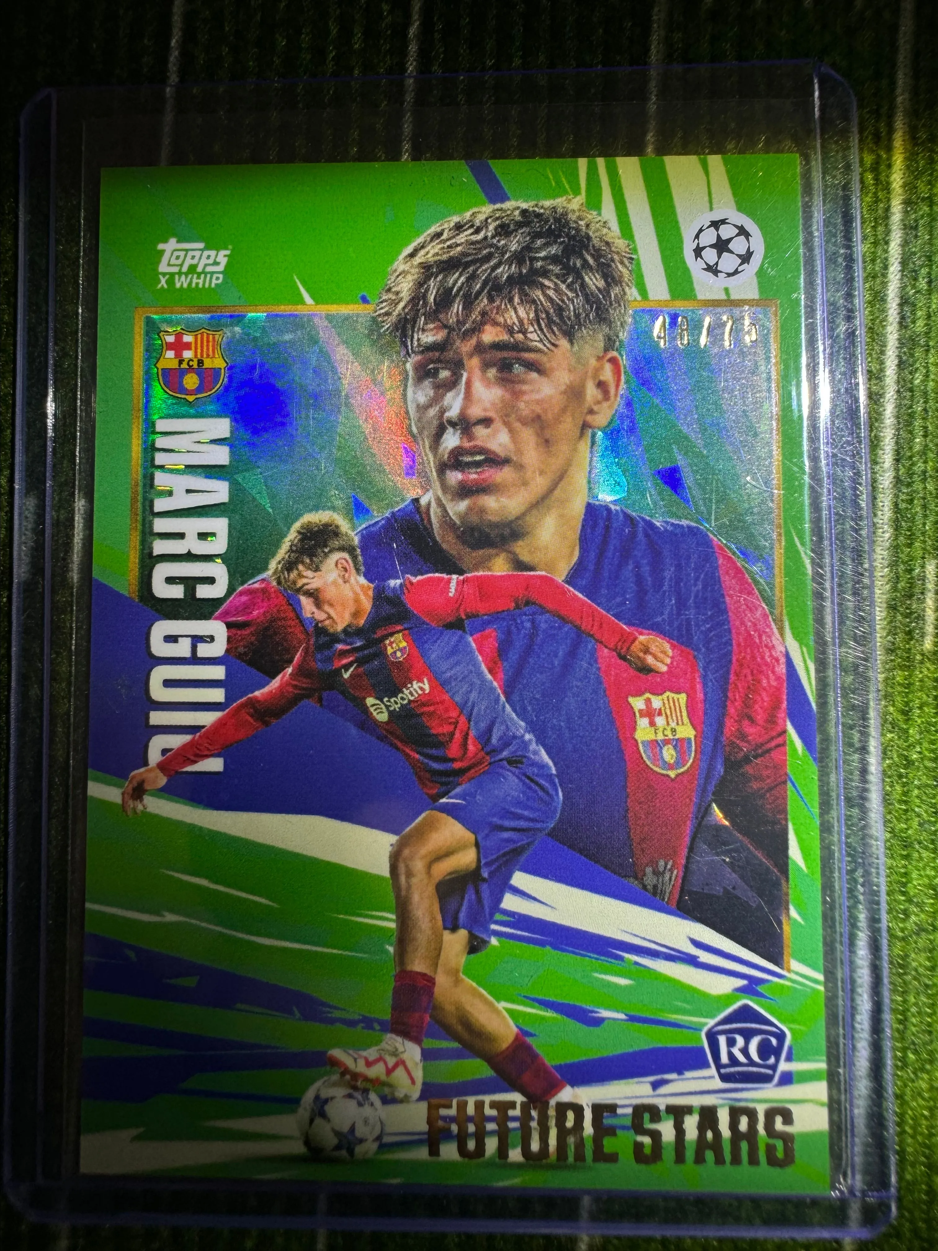 Product image for Marc Guiu Future Stars /75 Topps Gold
