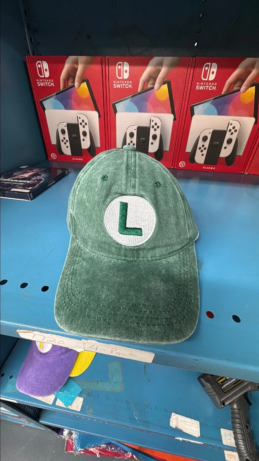 Product image for LUIGI adjustable BASEBALL CAP