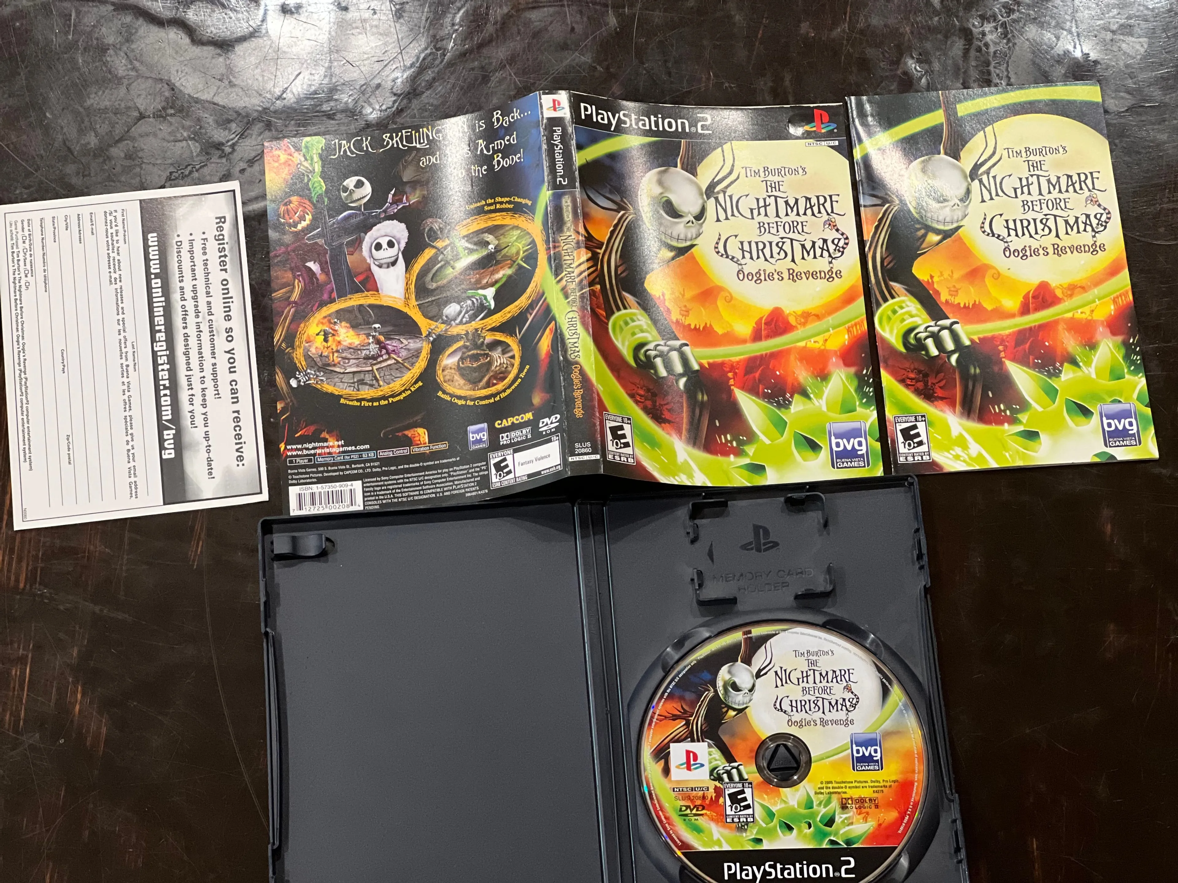 Product image for Tim Burton's The Nightmare Before Christmas: Oogie's Revenge PS2 CIB